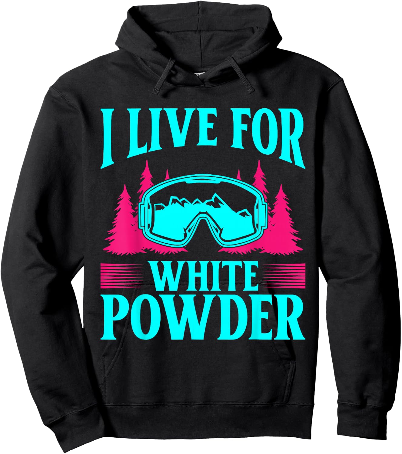 Ski 90s 80s Ski Outfit Retro Skiing Hoodie - Hoodie | Black