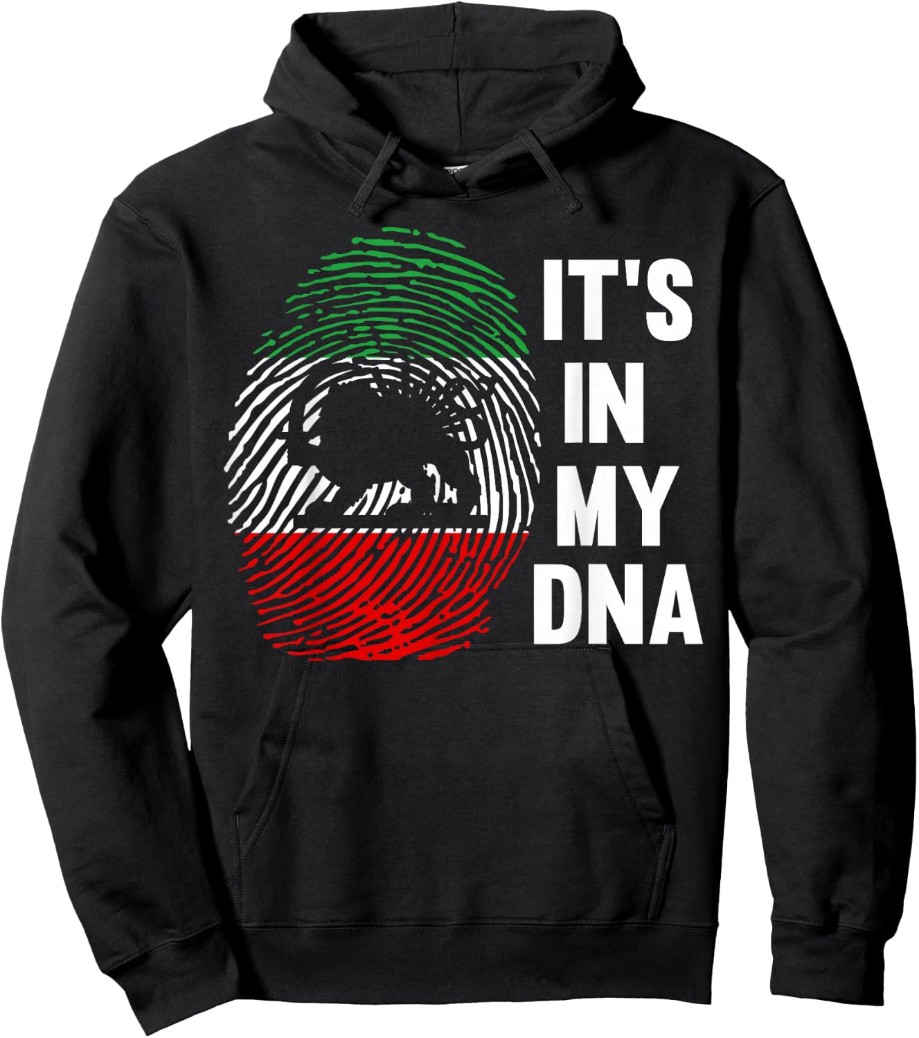 Persian Flag , black Hoodie - Hoodie | Black