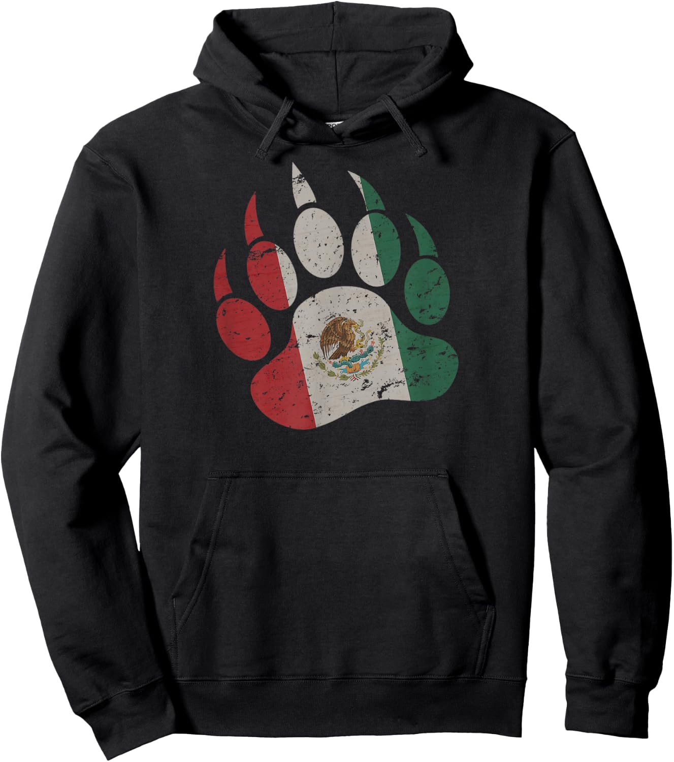 Mexican Bear Paw - Gay Bear Hoodie - Hoodie | Black