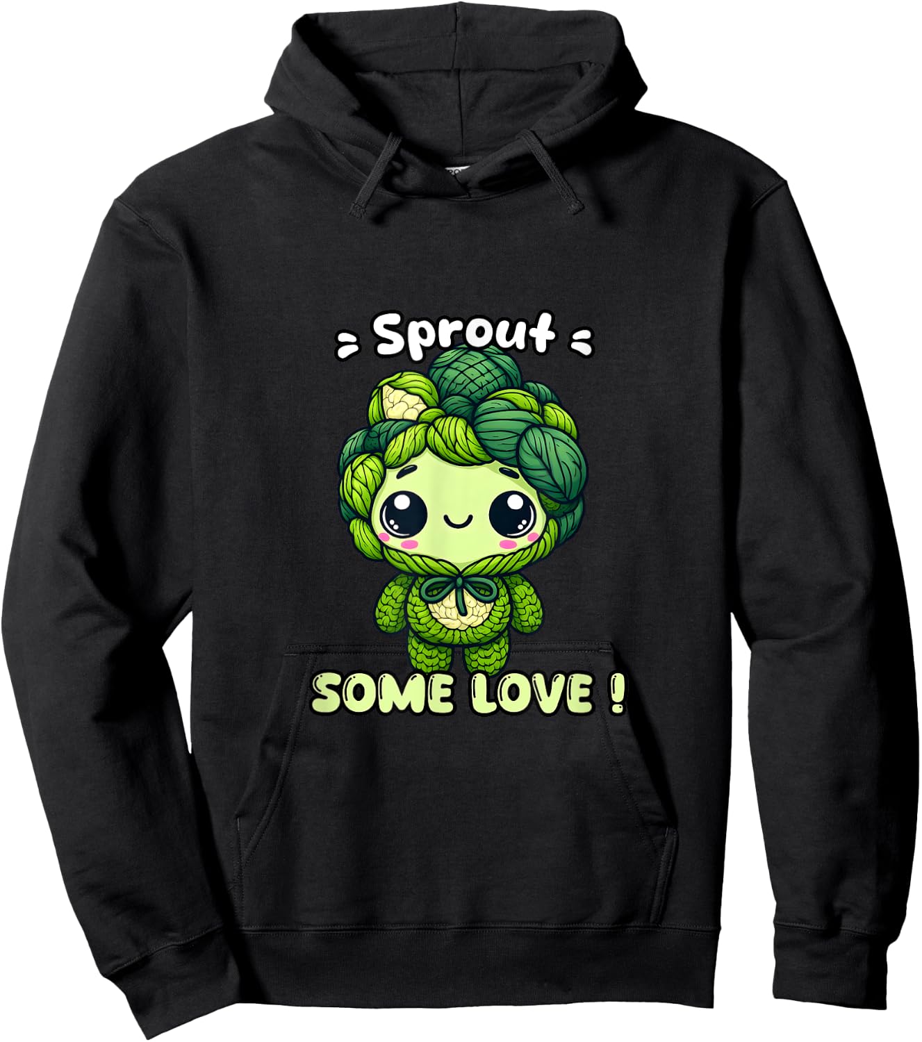 Brussels Sprouts Some Love Hoodie - Hoodie | Black