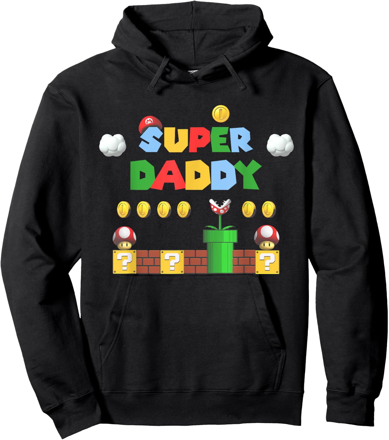 Super Daddy Abenteuer Thema Familie Liebe Hoodie - Hoodie | Black