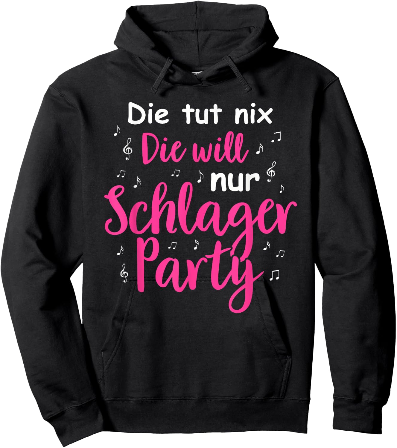 Schlager Music Costume Party Girls Schlagerfan Schlager Music , black Hoodie - Hoodie | Black
