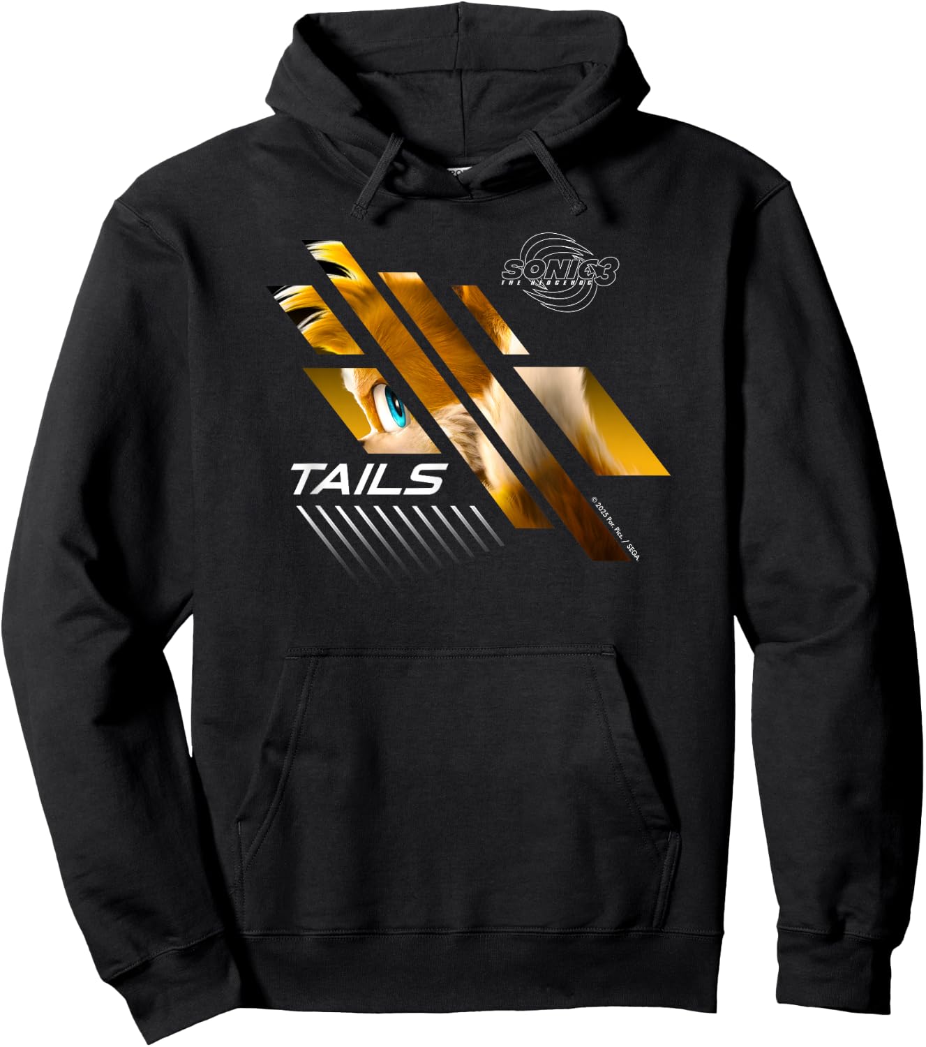 Sonic The Hedgehog 3 - Tails Hoodie - Hoodie | Black