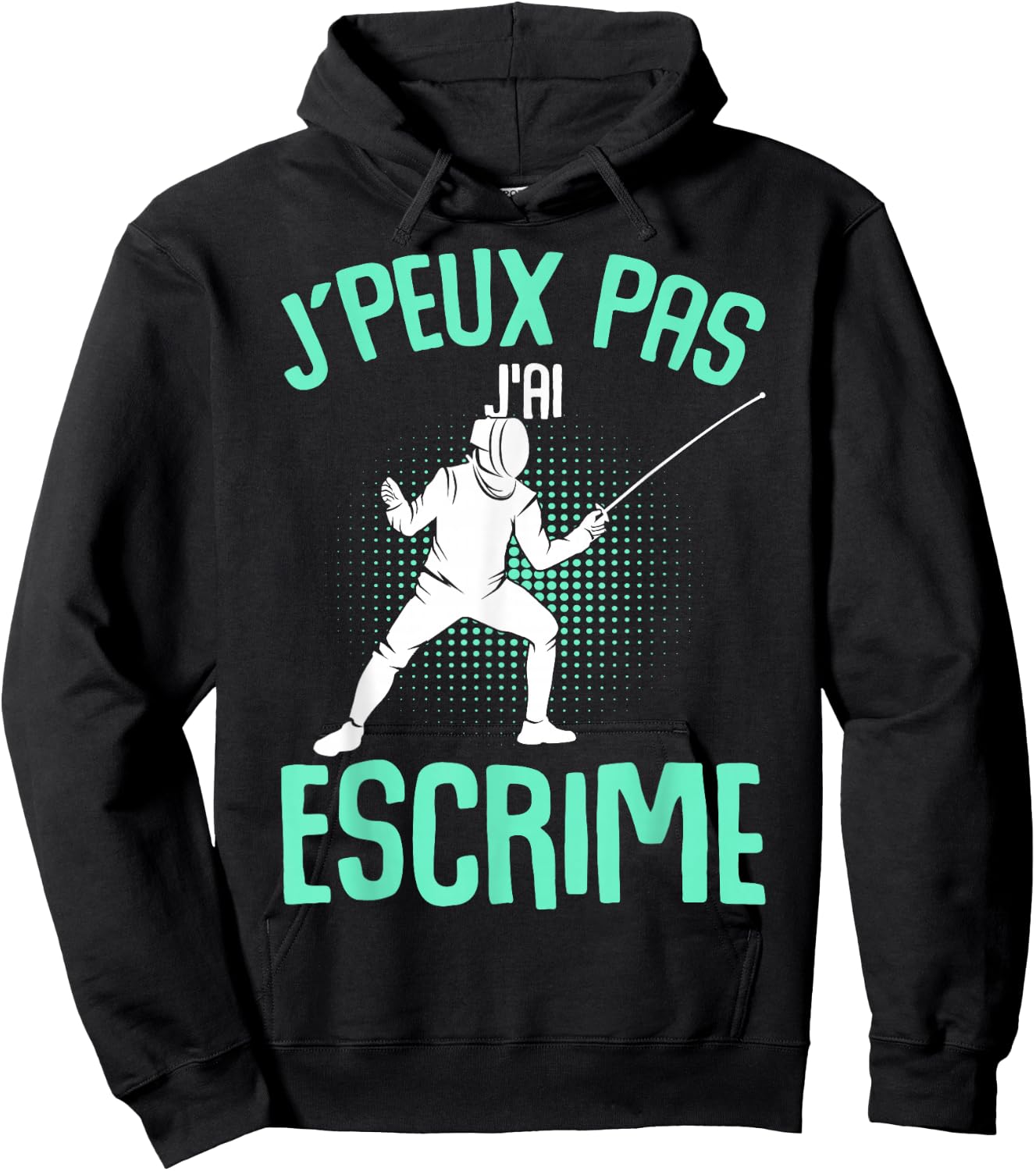 J´Peux Pas Je Ai Fencing Child Man , Black, S Hoodie - Hoodie | Black