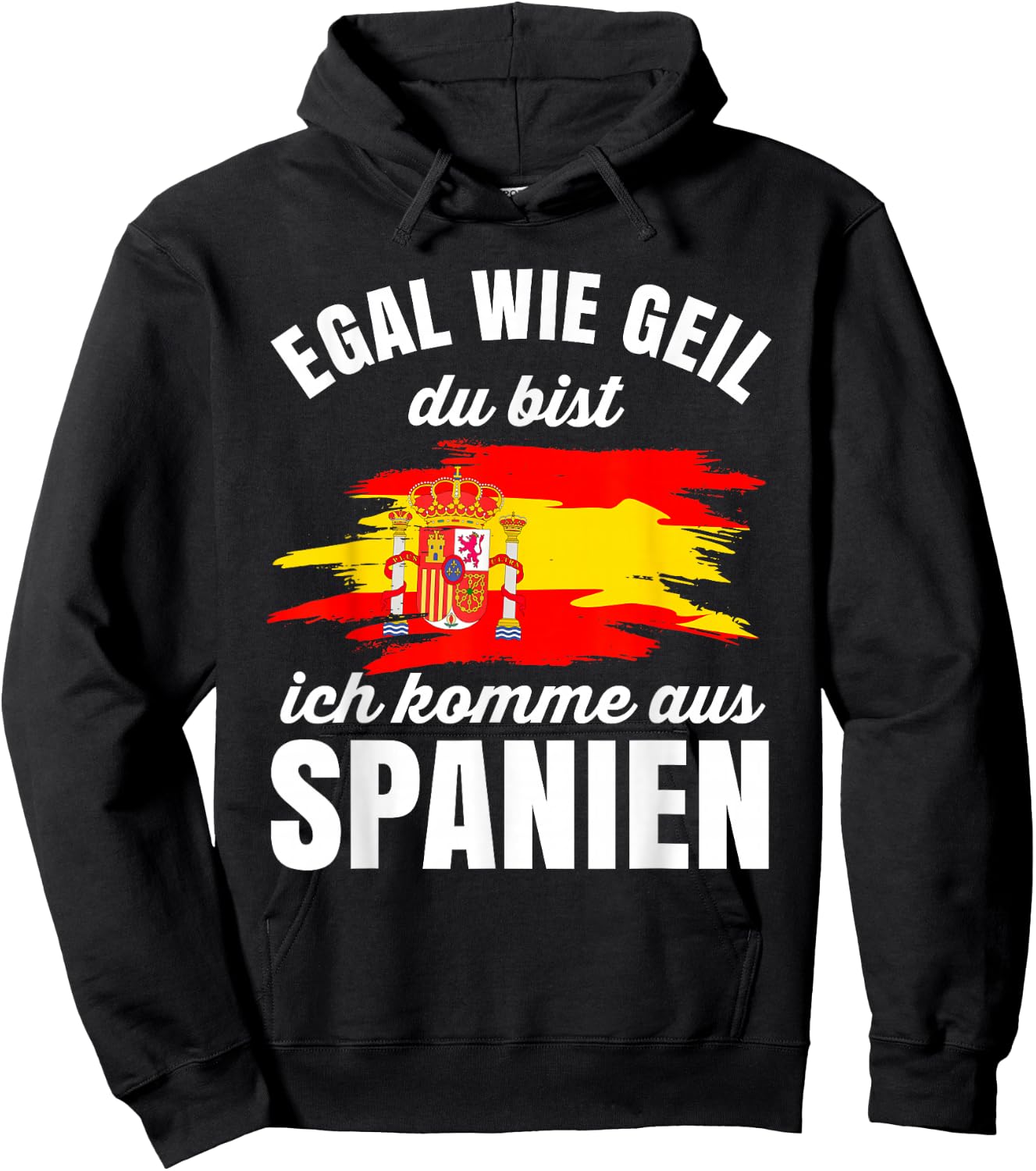 Spanien Damen Madrid Spain Espanol Herren Barcelona Hoodie - Hoodie | Black