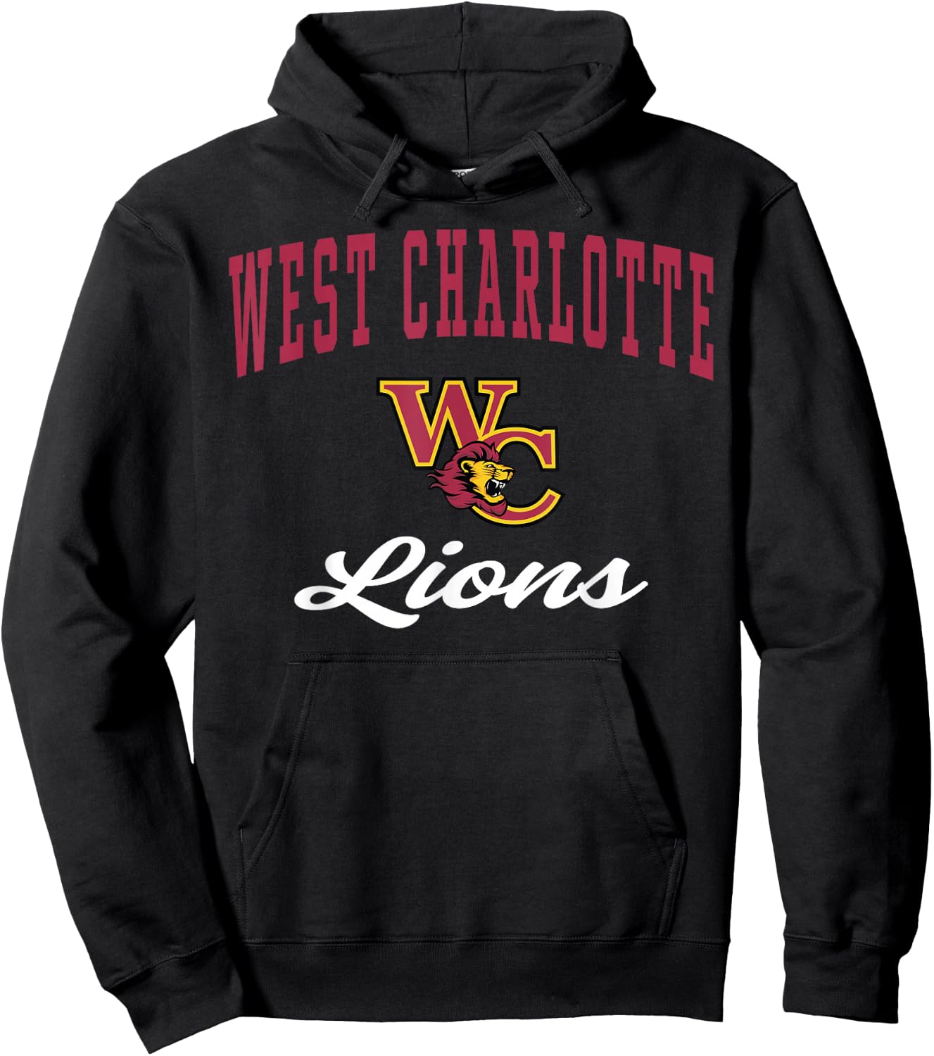 West Charlotte High School Lions Hoodie - Hoodie | Black