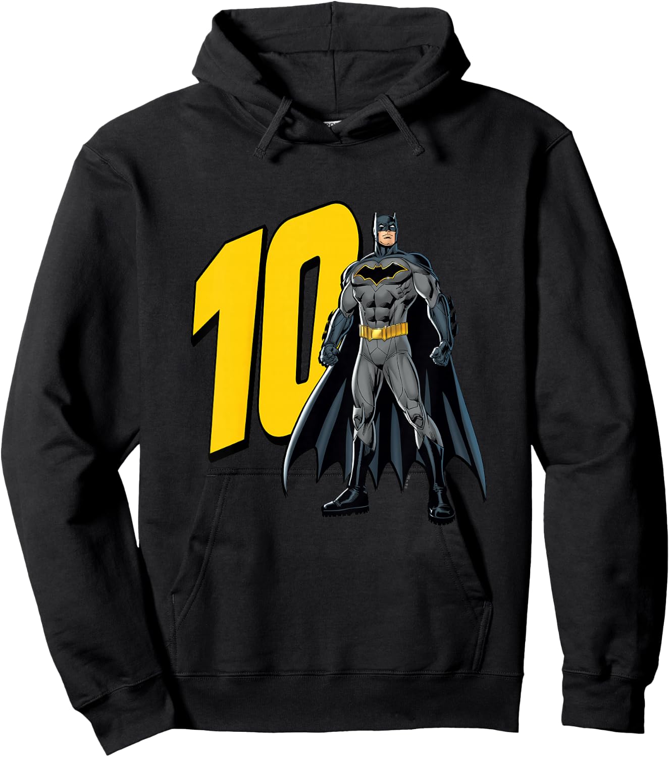 Kids Batman Super Hero 10th Birthday Hoodie - Hoodie | Black