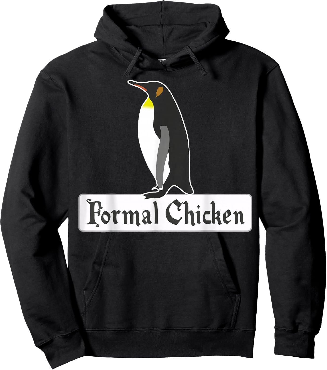 Formal Chicken – Dressed for the Occasion Hoodie - Hoodie | Black
