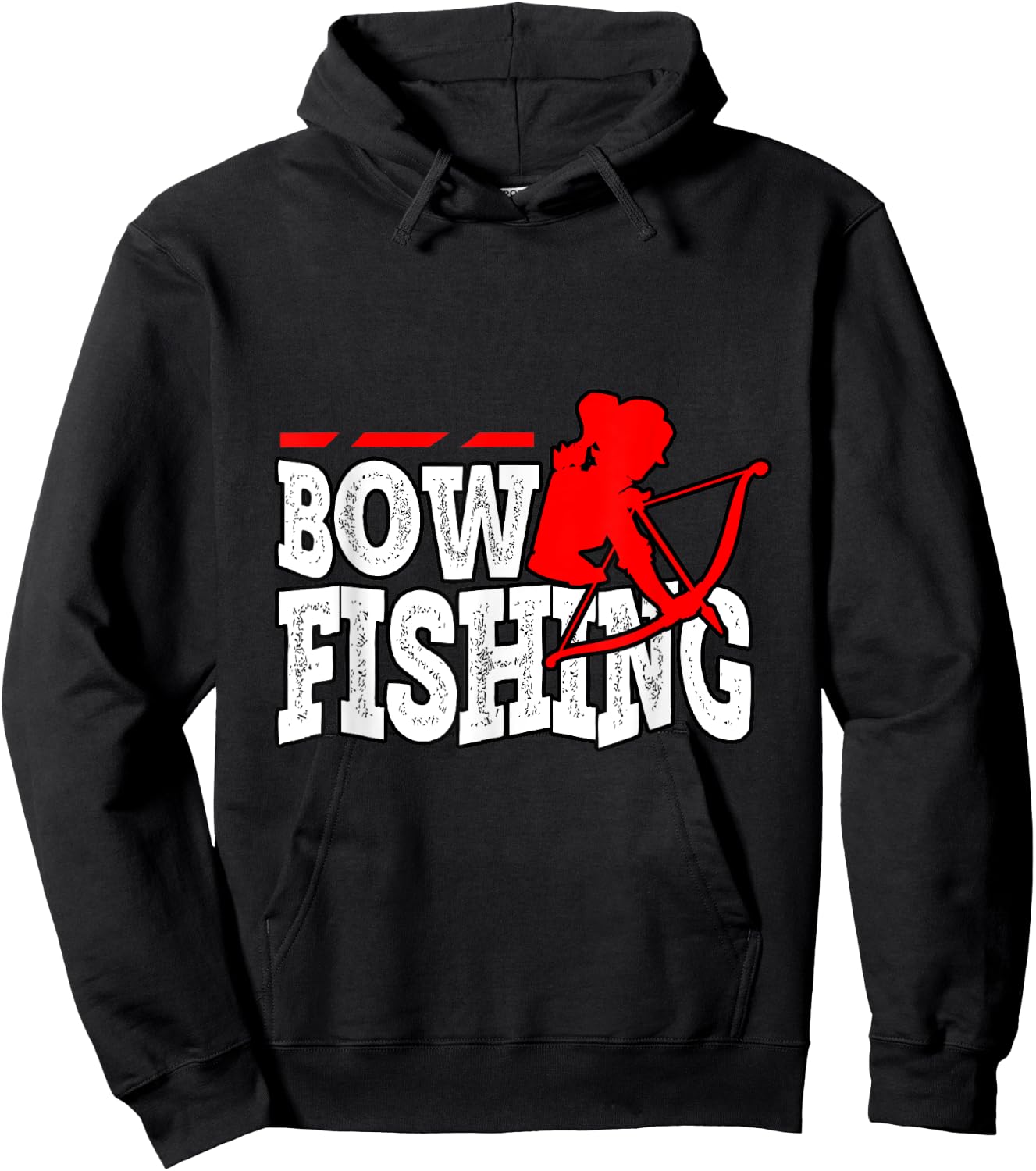 Fishinglife Bow Fishing Camping Fish Lover Fisher Hoodie - Hoodie | Black