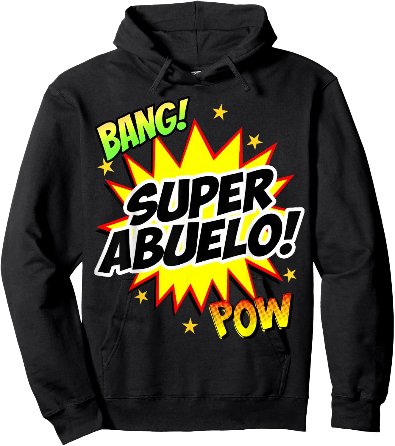 Super Abuelo Spanish Grandpa Grandfather Hoodie - Hoodie | Black