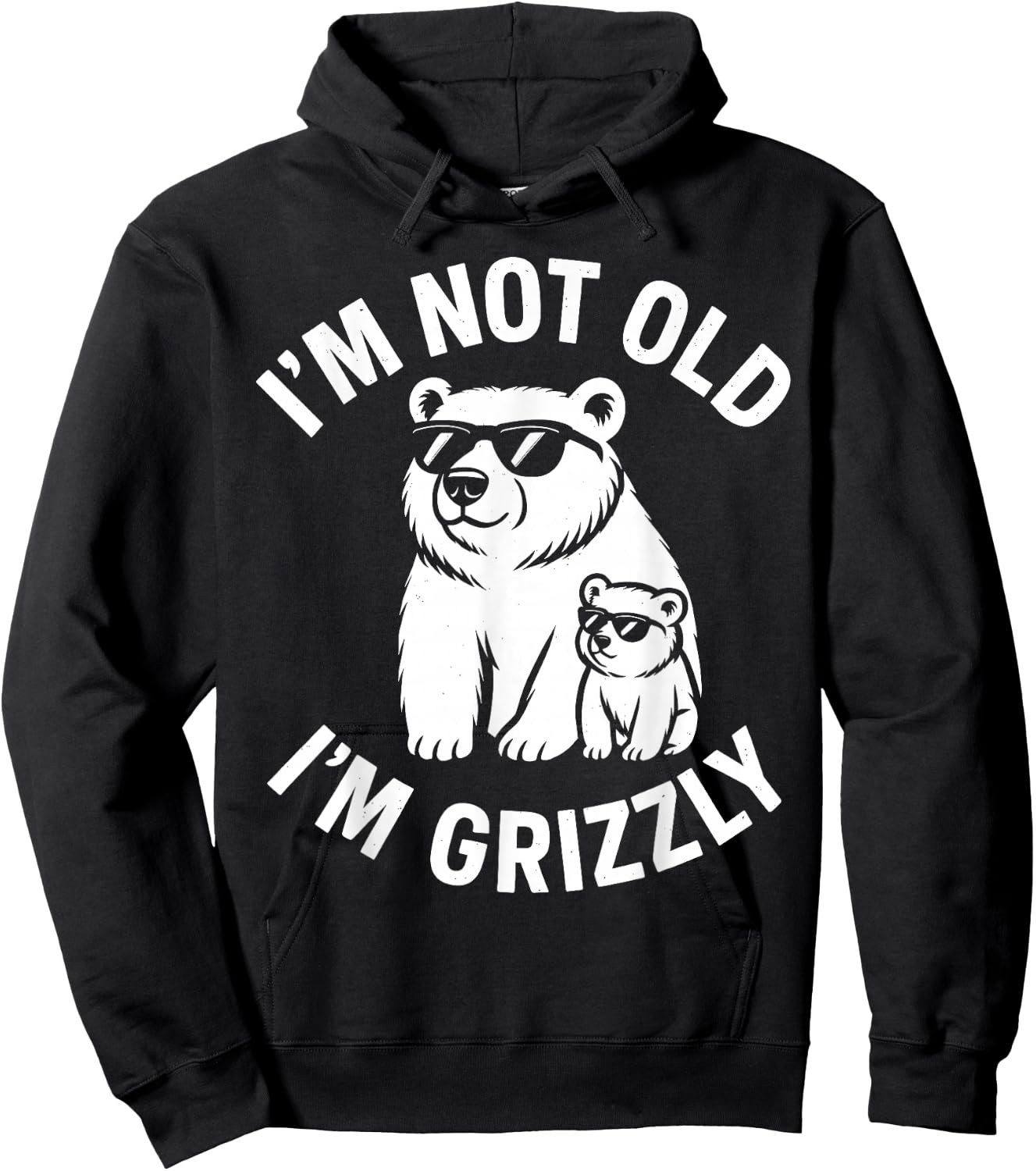 I’m Not Old – I’m Grizzly Mode Activated Family Matching Hoodie - Hoodie | Black