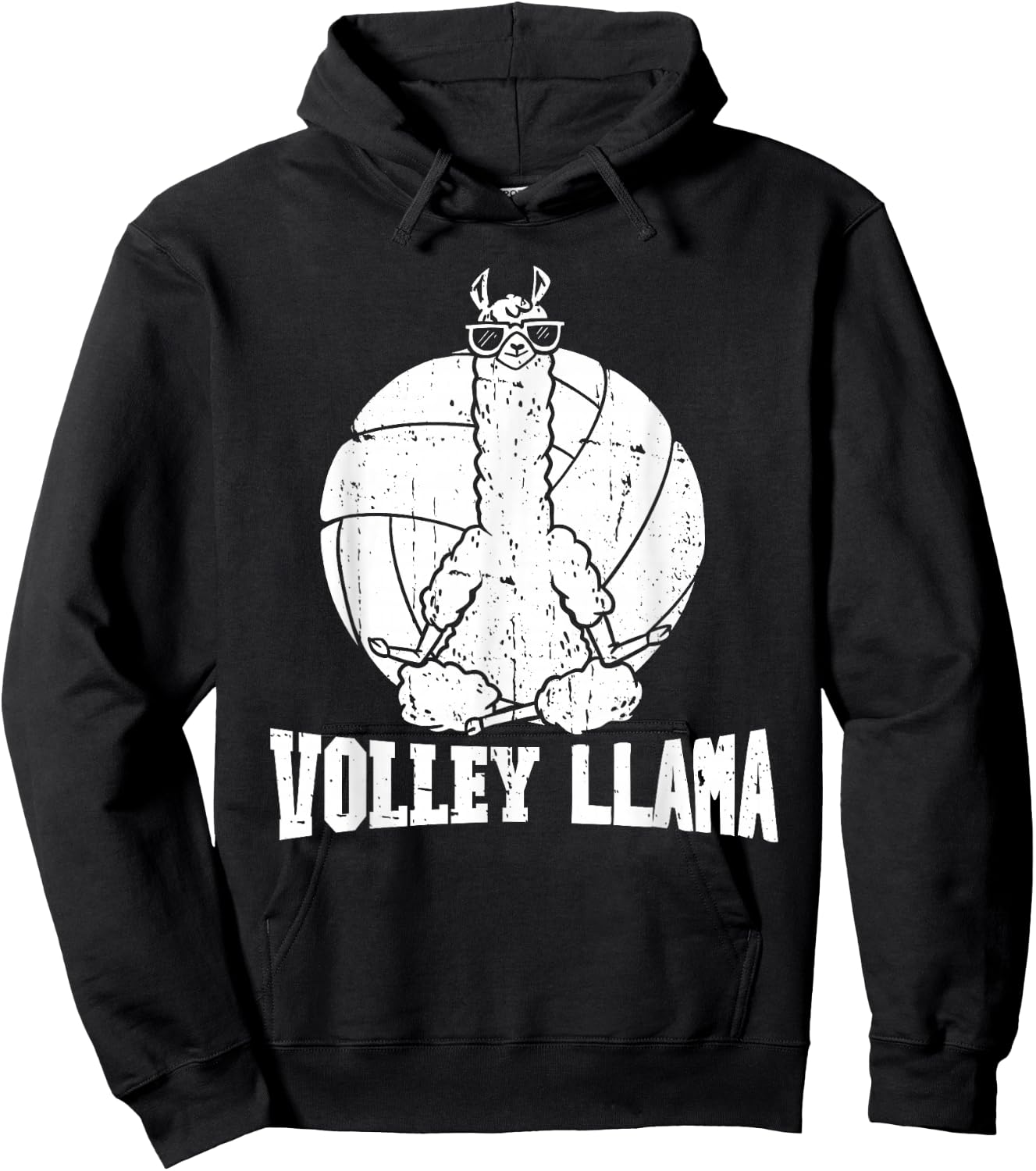 Volley Llama Hoodie - Hoodie | Black