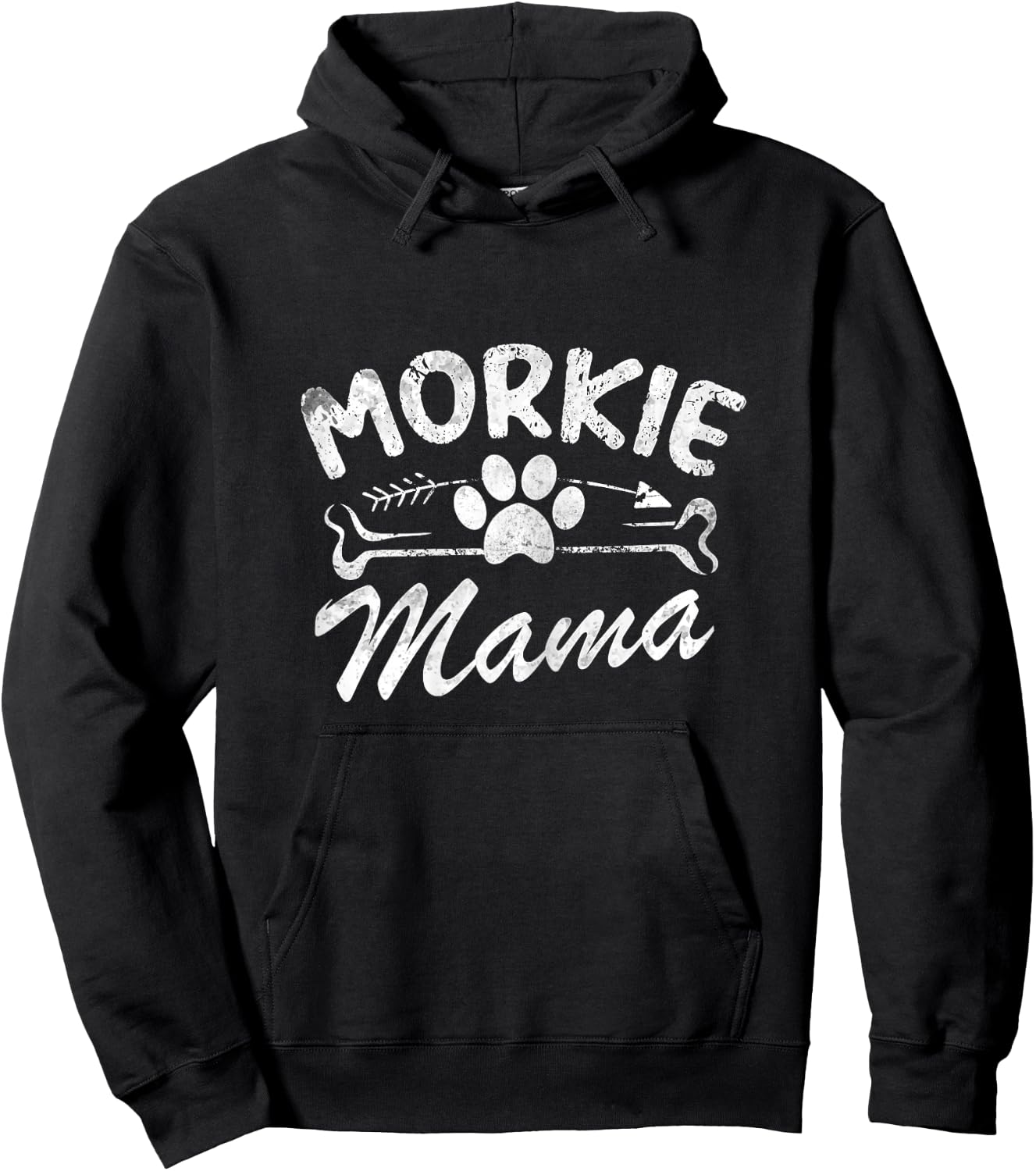 Morkie Mama Best Dog Lover Owner Mom Ever Mother's Day Hoodie - Hoodie | Black