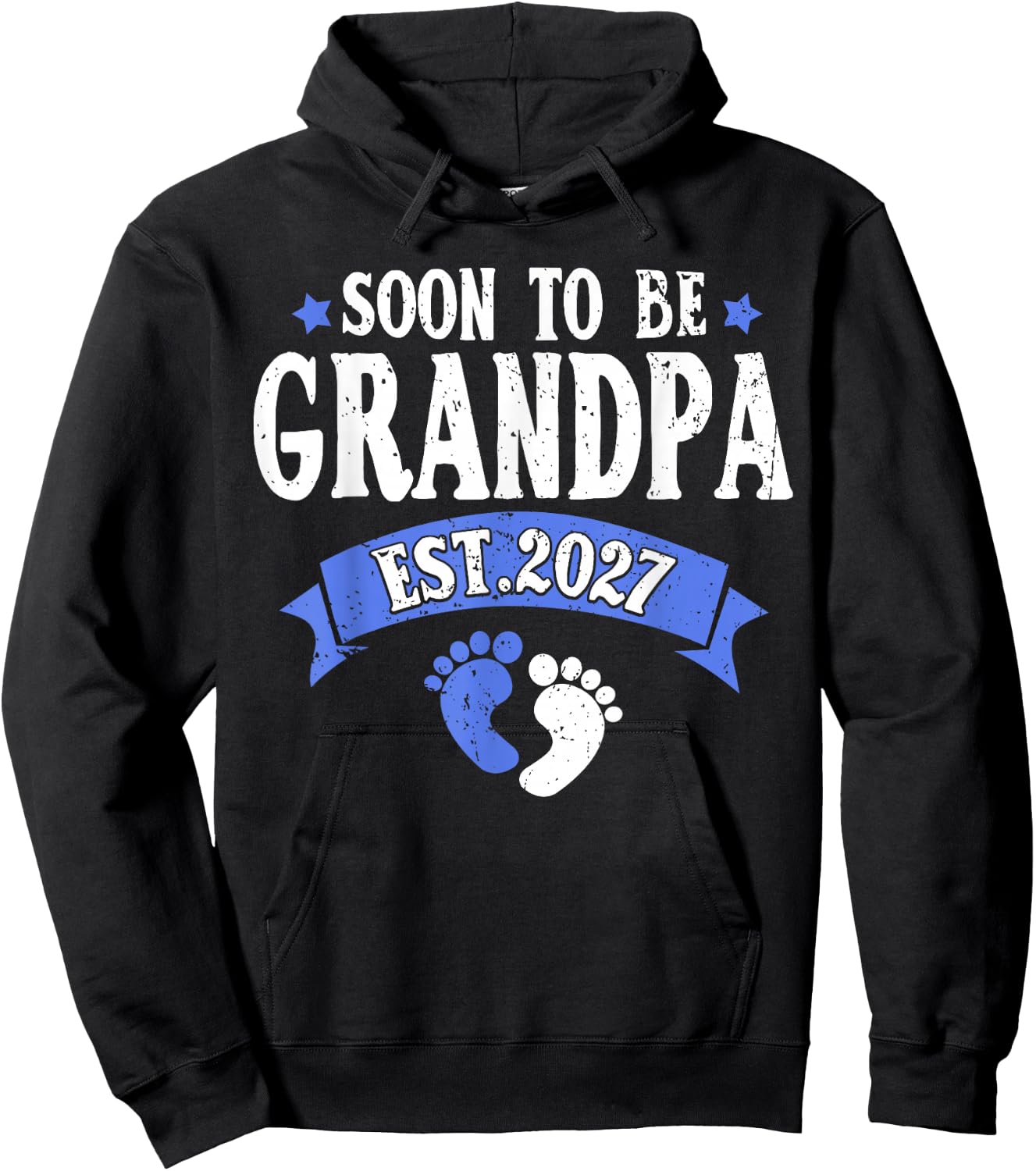Soon to be Grandpa 2027 Pregnancy Announcement Hoodie - Hoodie | Black