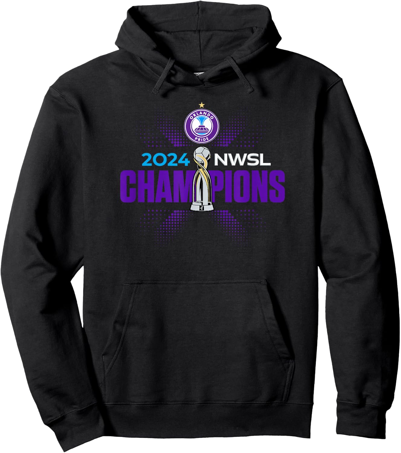 NWSL Orlando Pride 2024 Champions Hoodie - Hoodie | Black