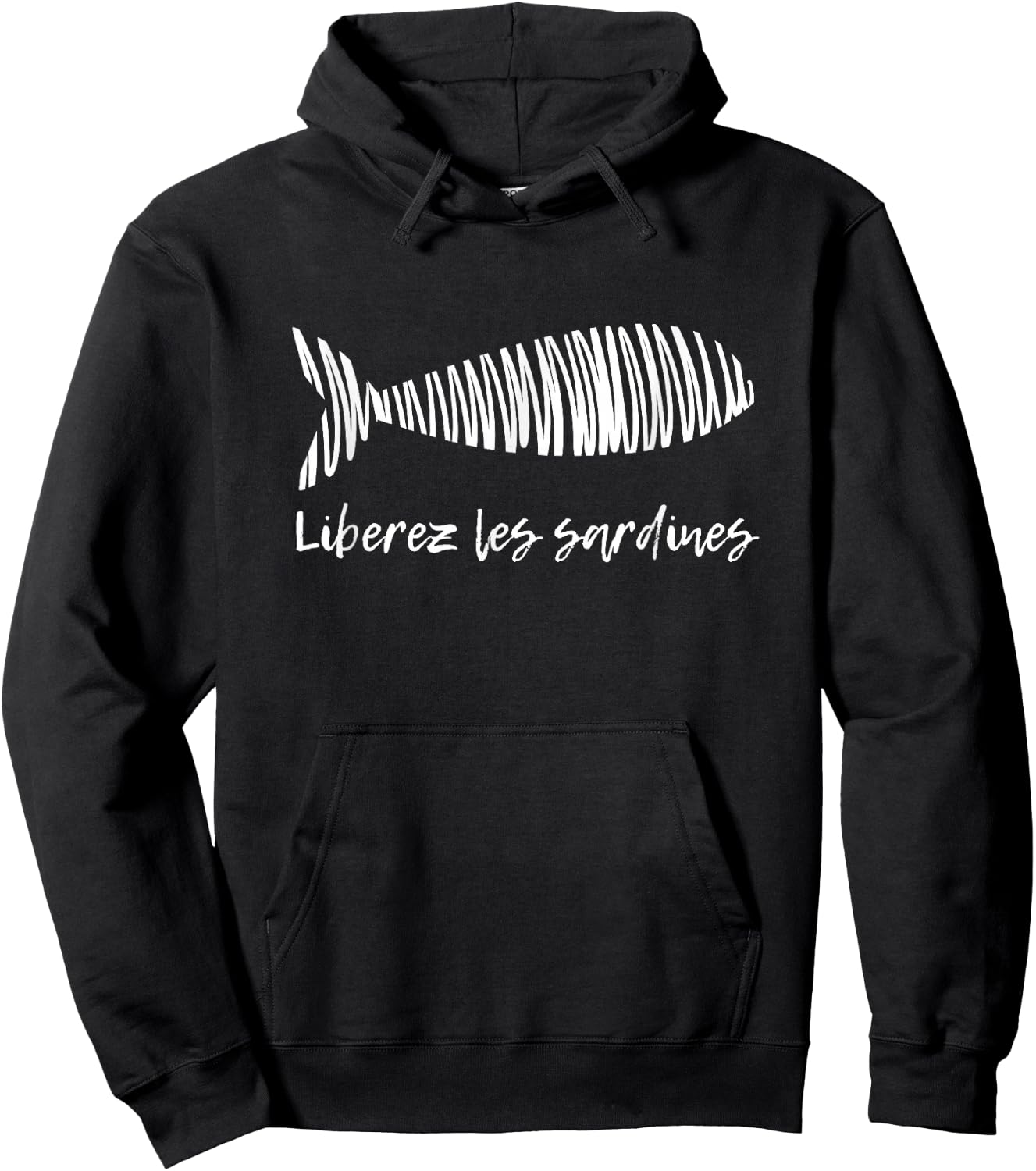 Free Sardines Sardines Sardine Aesthetic Fisherman , Black, S Hoodie - Hoodie | Black
