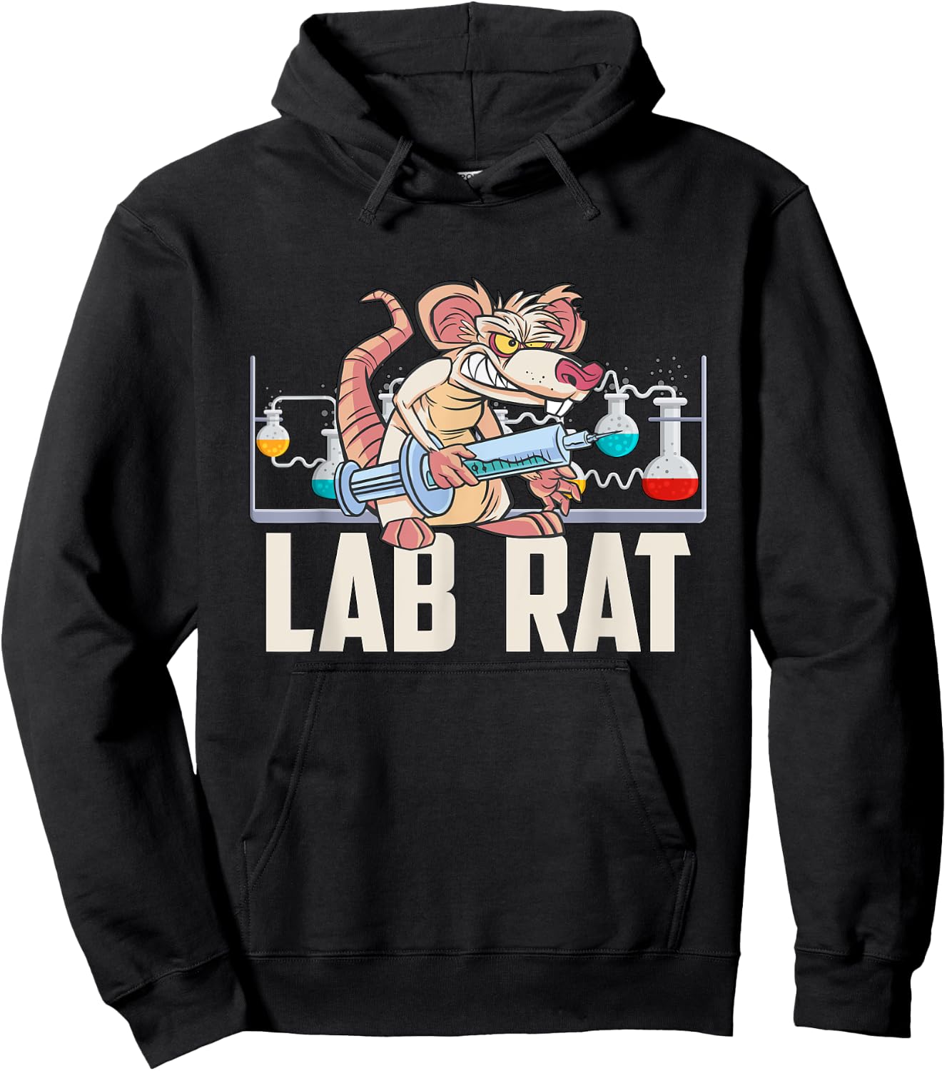 Lab Rat Scientist Loves Medical Technologist Lab Technician Hoodie - Hoodie | Black