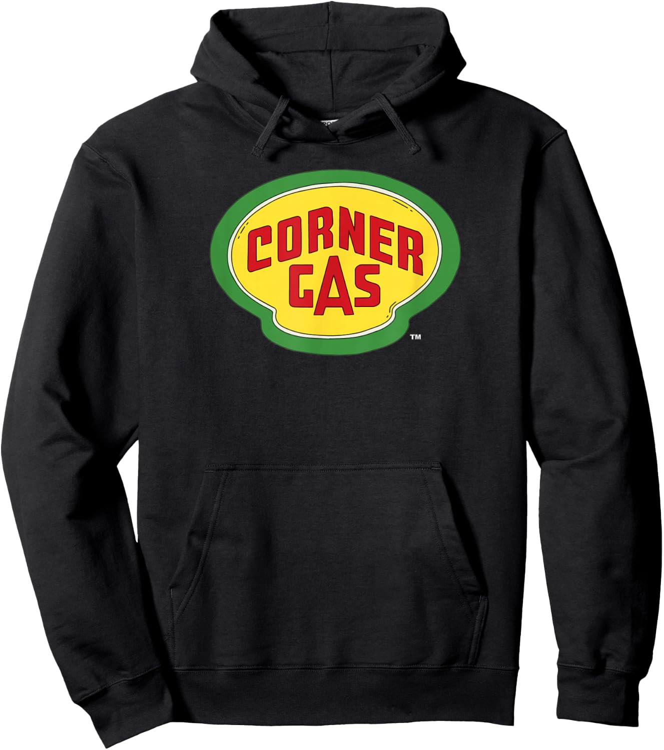 Corner Gas: Logo w/White Text Small Hoodie - Hoodie | Black