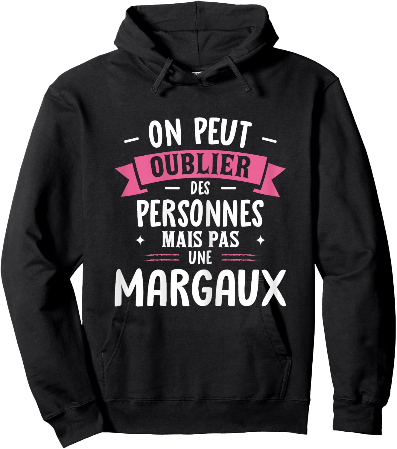 Woman Humor Girlfriend Personalized Gift BFF Name Margaux Hoodie - Hoodie | Black