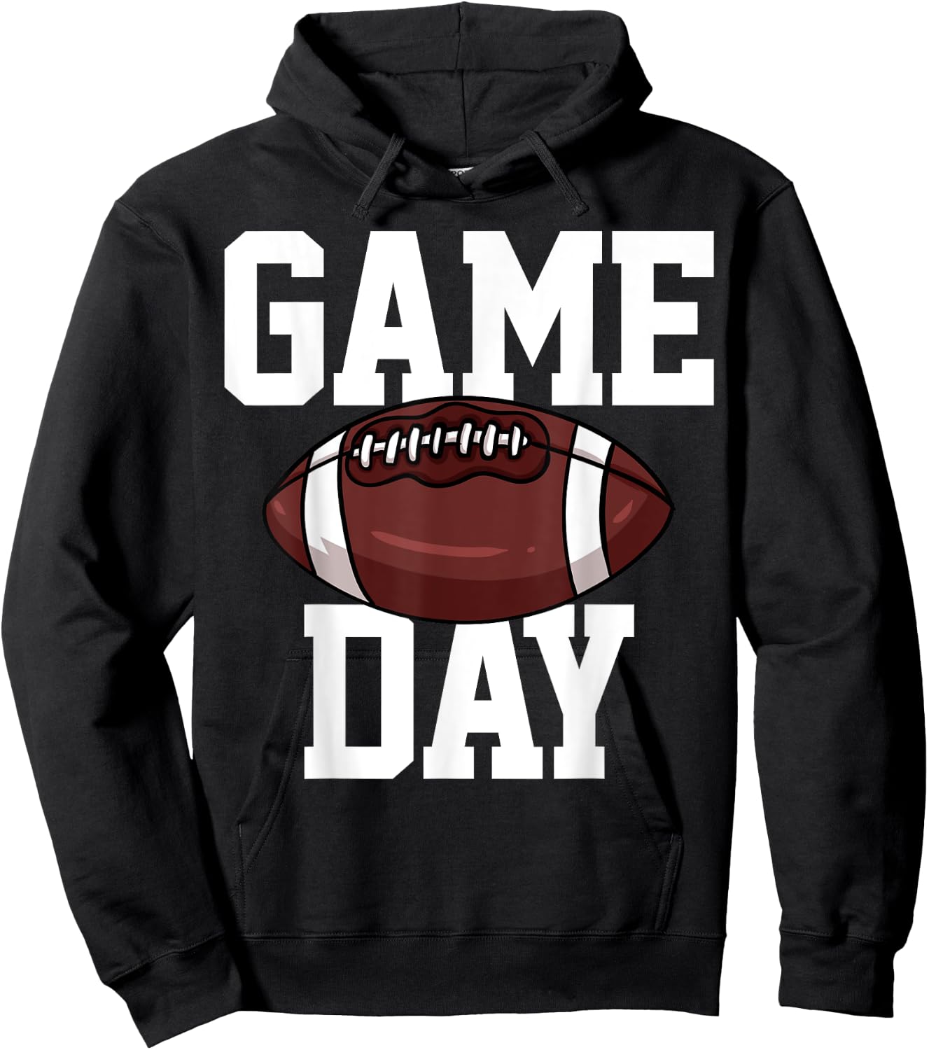 Football Hoodie - Hoodie | Black