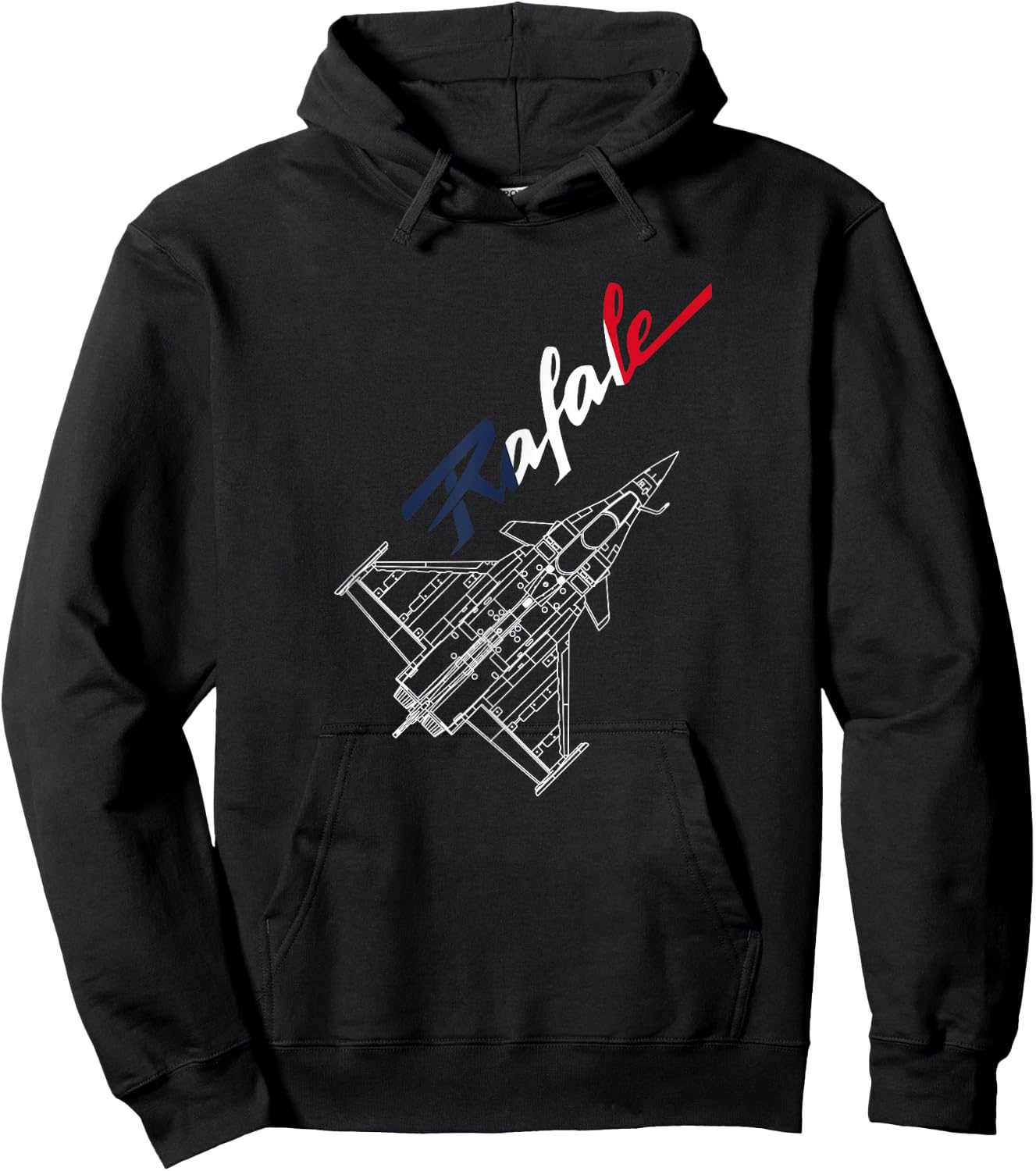 Dassault Rafale French Flag , Black, S Hoodie - Hoodie | Black
