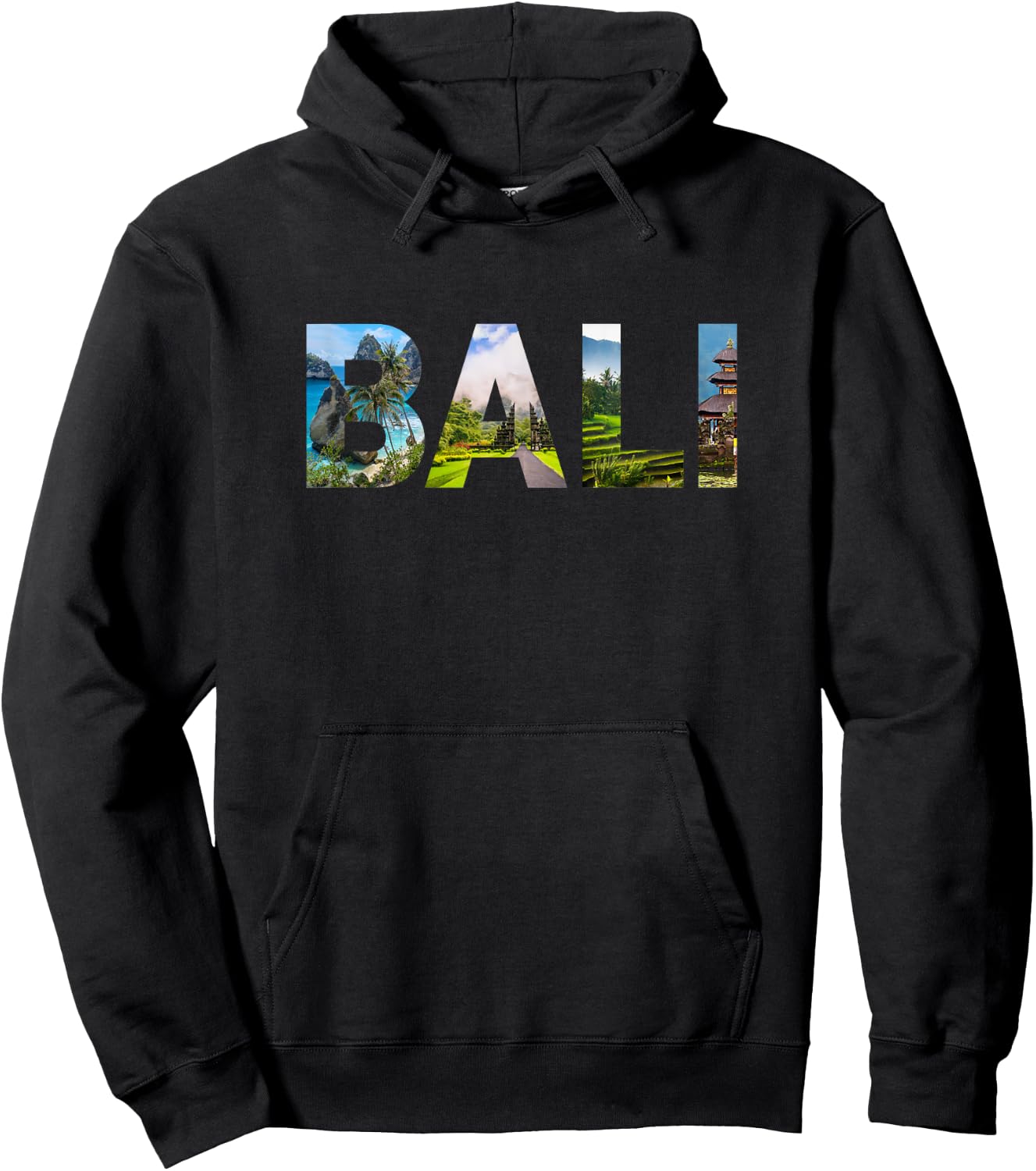 Weltreisender Südostasien Wahrzeichen Indonesien Bali Hoodie - Hoodie | Black