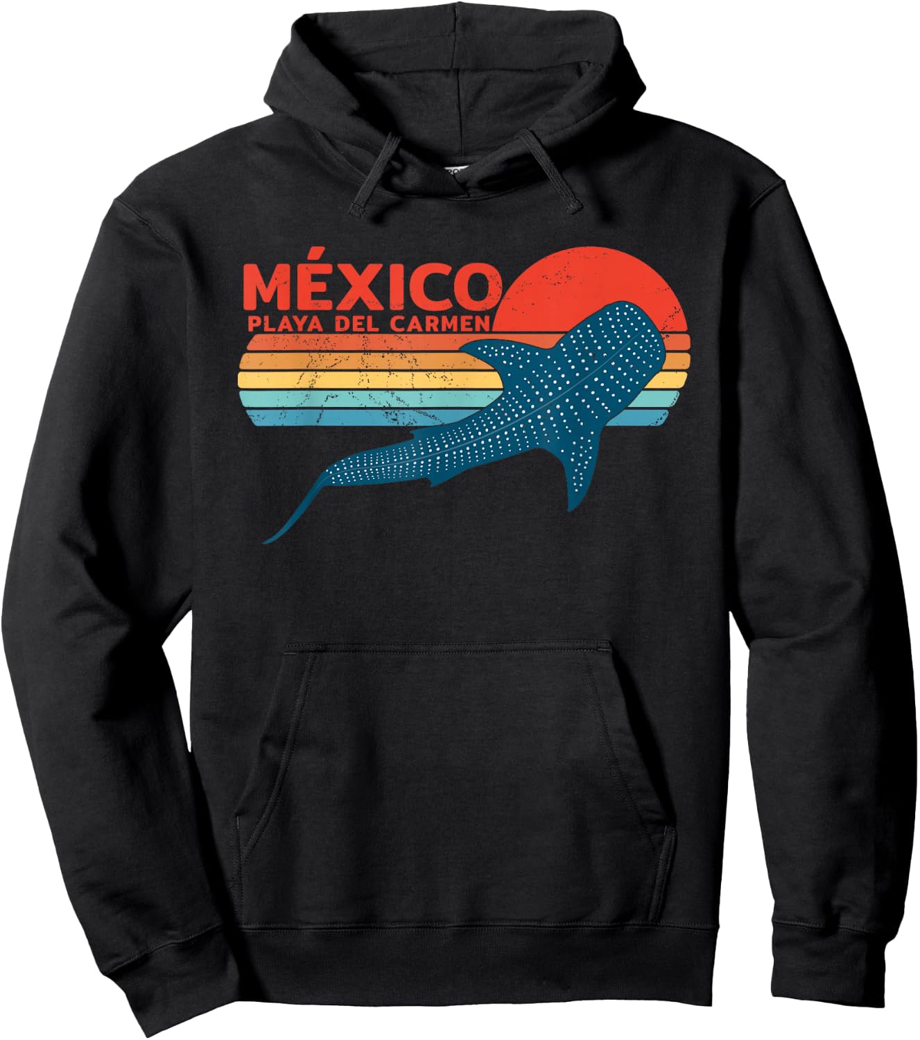 Whale Shark Playa del Carmen Mexico Hoodie - Hoodie | Black