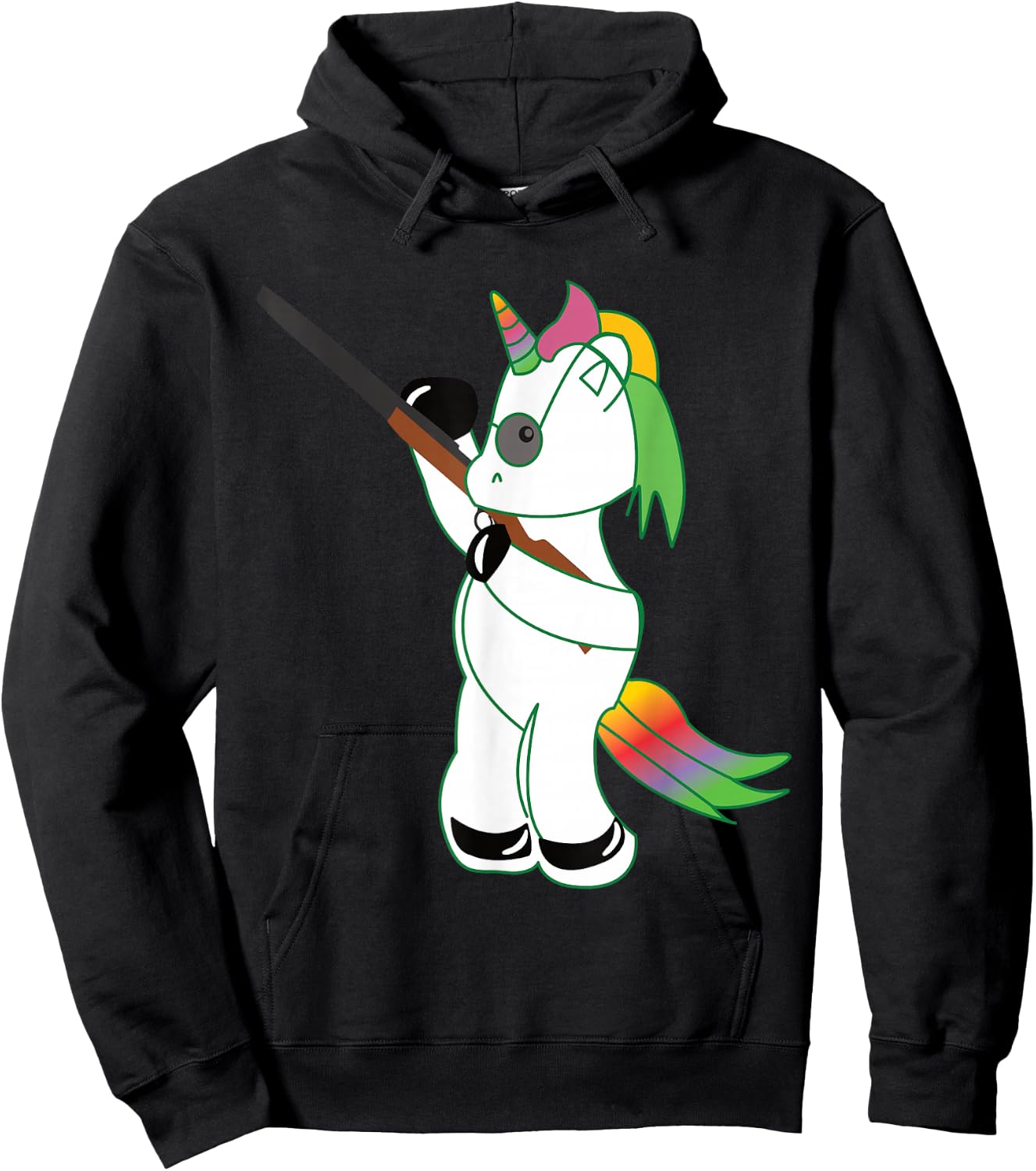 Einhorn Schützenfest Dabbing Unicorn Vogelstange Hoodie - Hoodie | Black