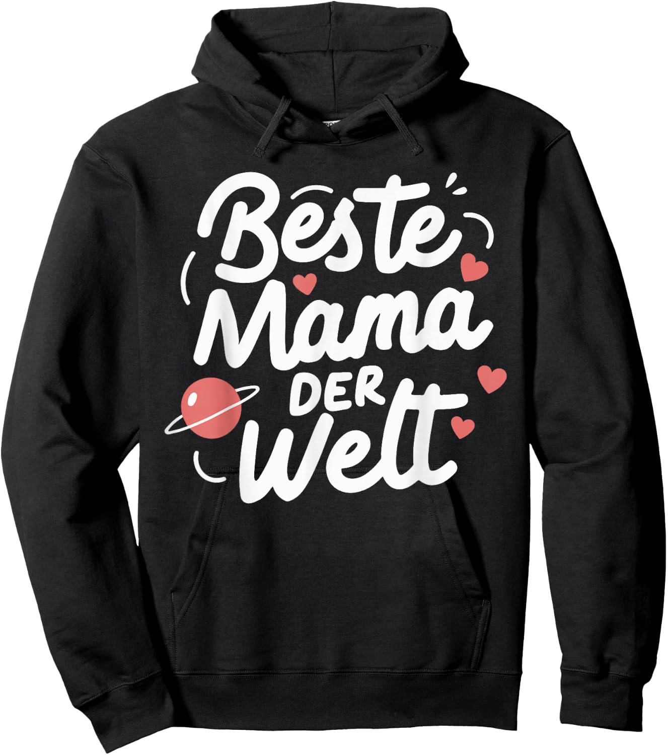 Beste Mama der Welt Muttertag Geburtstag Mutter Sohn Tochter Hoodie - Hoodie | Black