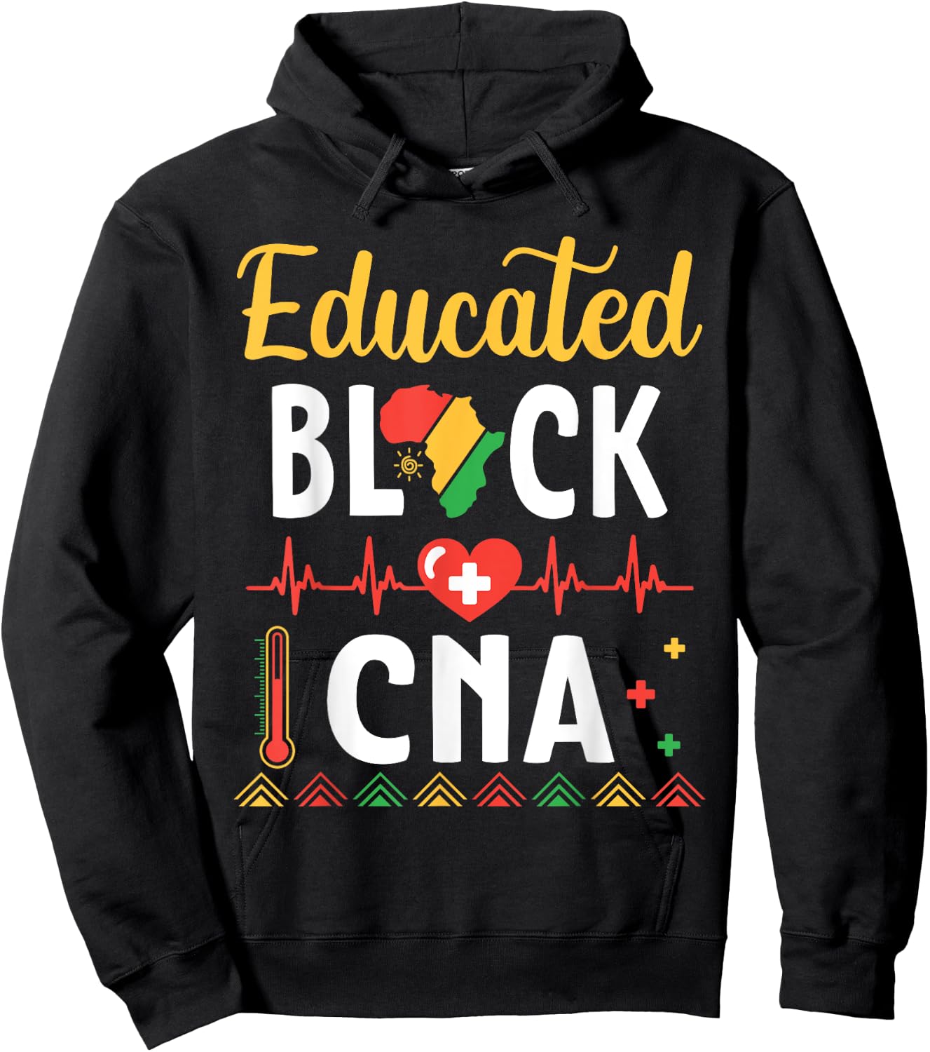Happy Black History Month US Africans Educated Black CNA Hoodie - Hoodie | Black