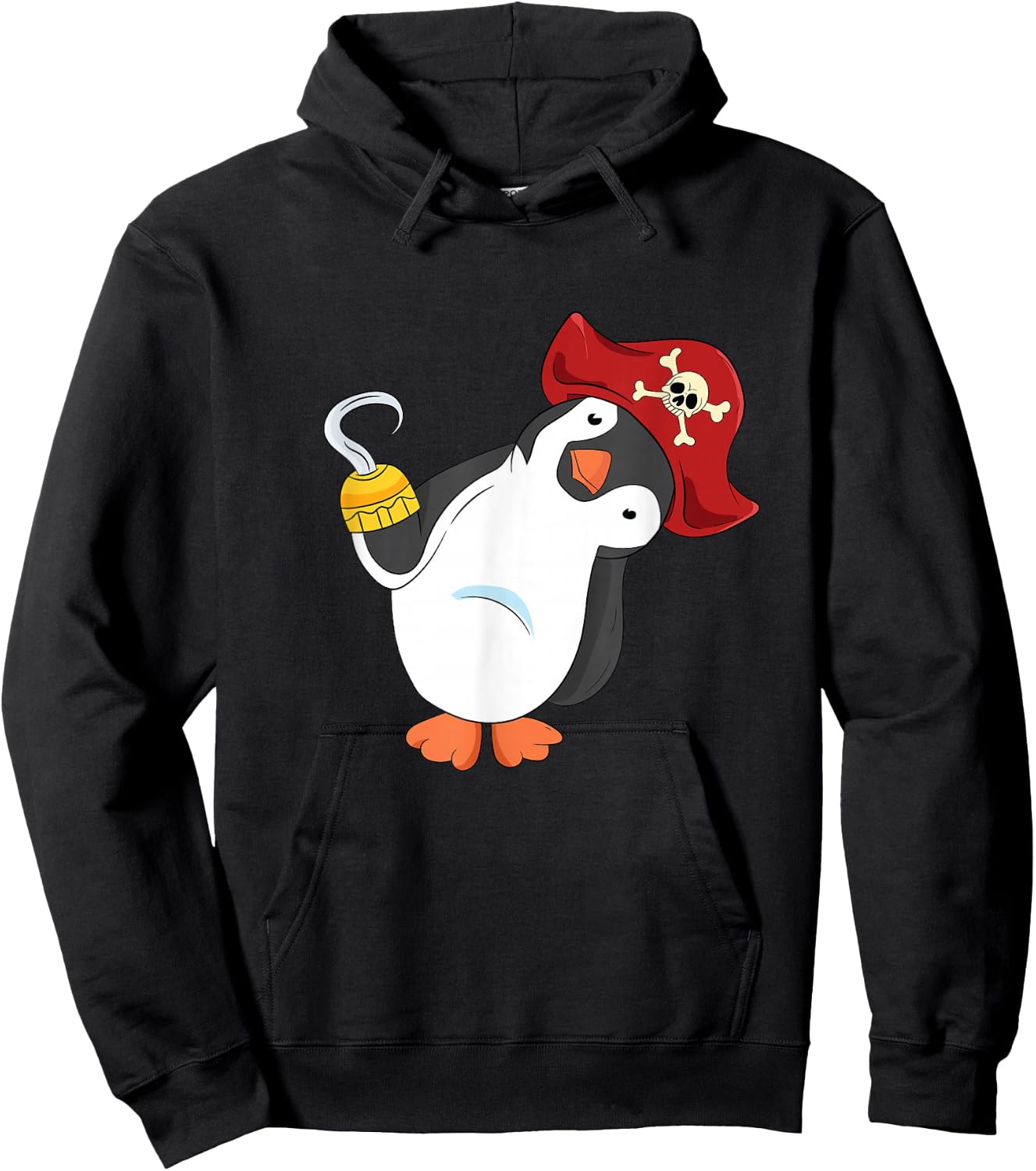 Penguin Pirate Zookeeper Boy Girl Zoo Animal Penguin Hoodie - Hoodie | Black