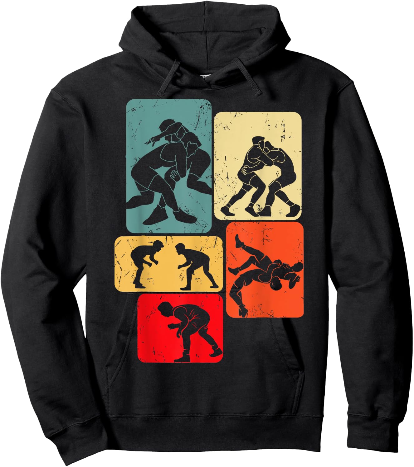 Wrestling Wrestling Child Man , Black, S Hoodie - Hoodie | Black