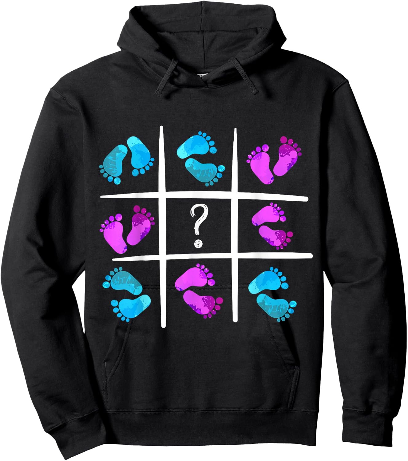 Gender Reveal für Jungen oder Mädchen – lustiges Geschlecht offenbart Hoodie - Hoodie | Black