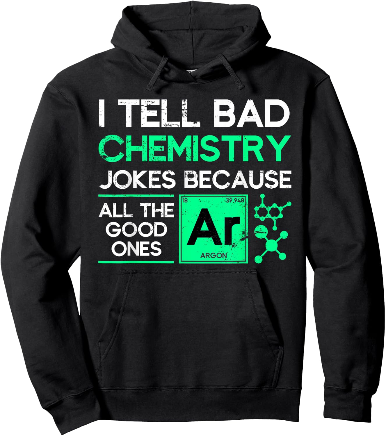 Funny Chemistry Teacher Science Gift Chemistry Women Girls Kids Hoodie - Hoodie | Black