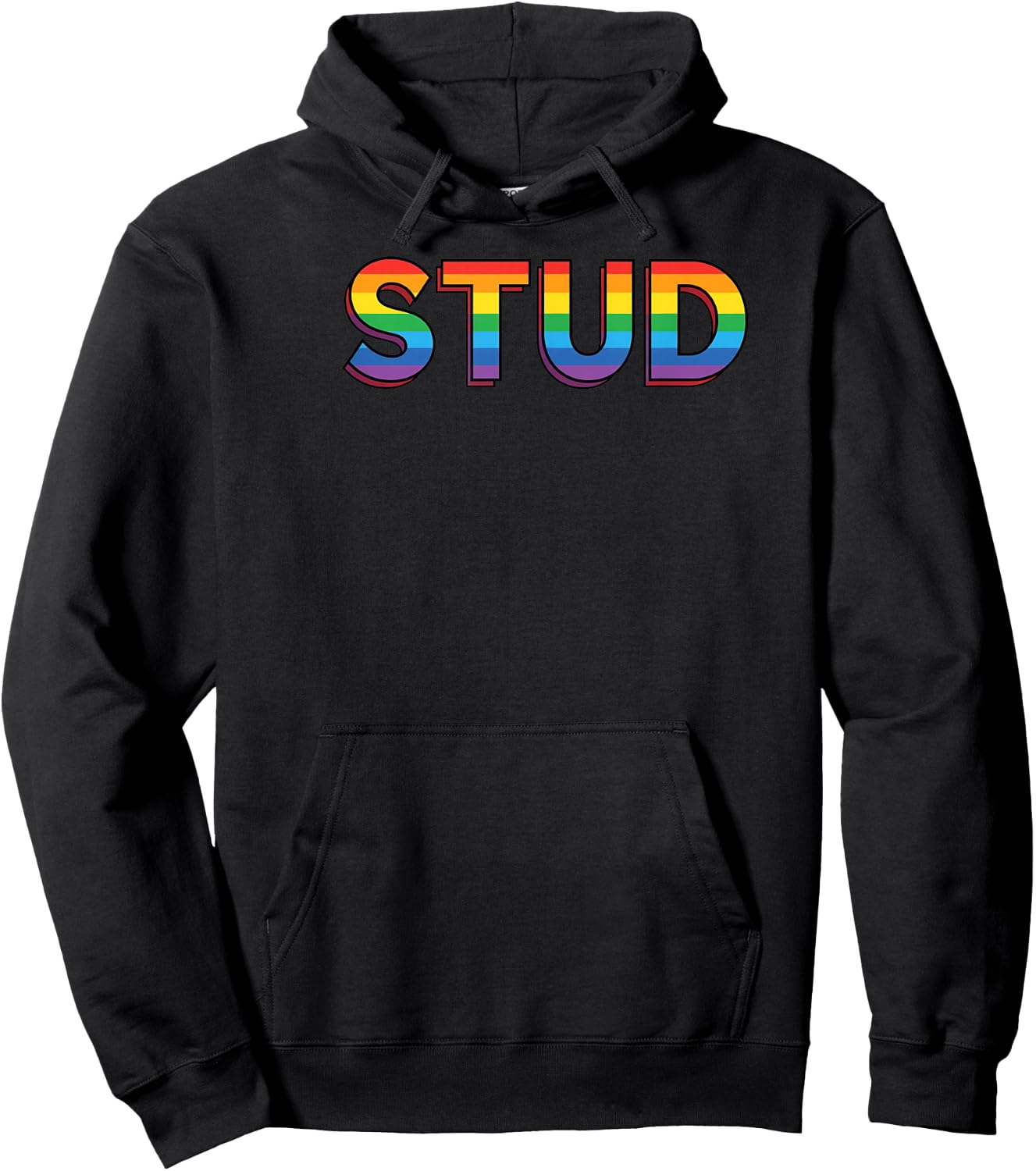 Stud - Lesbian Gifts Hoodie - Hoodie | Black