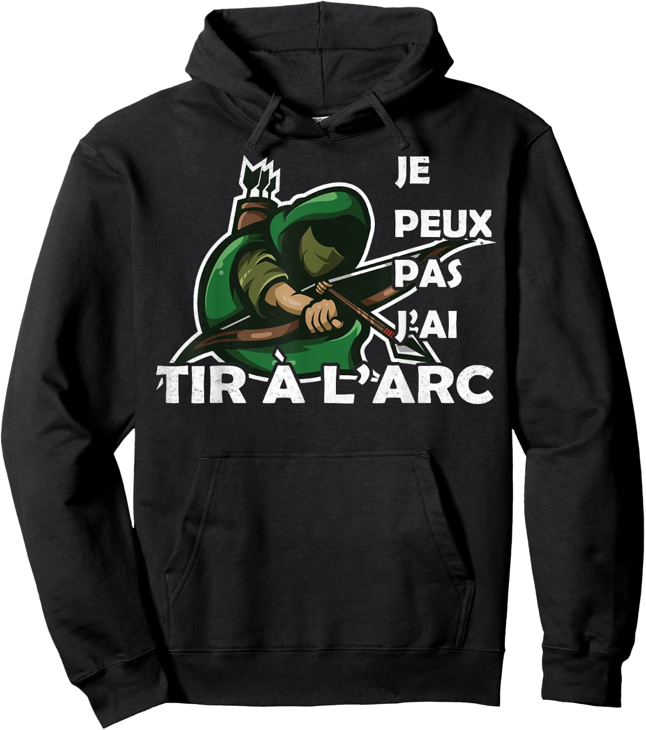 Archery Archer Bow Archer Shooter Humor 2025 Hoodie - Hoodie | Black