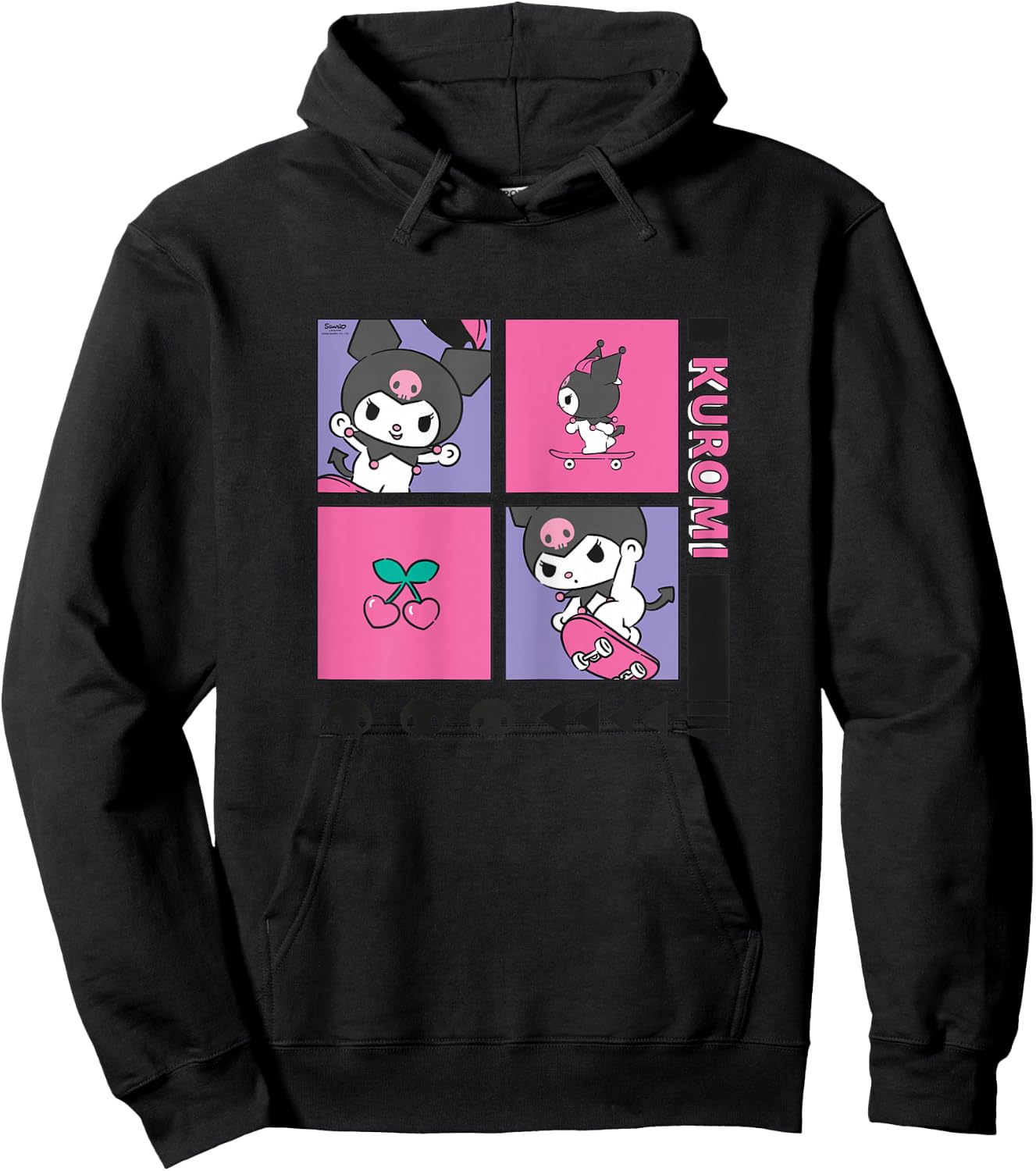 Hello Kitty - Kuromi Original Action Hoodie - Hoodie | Black