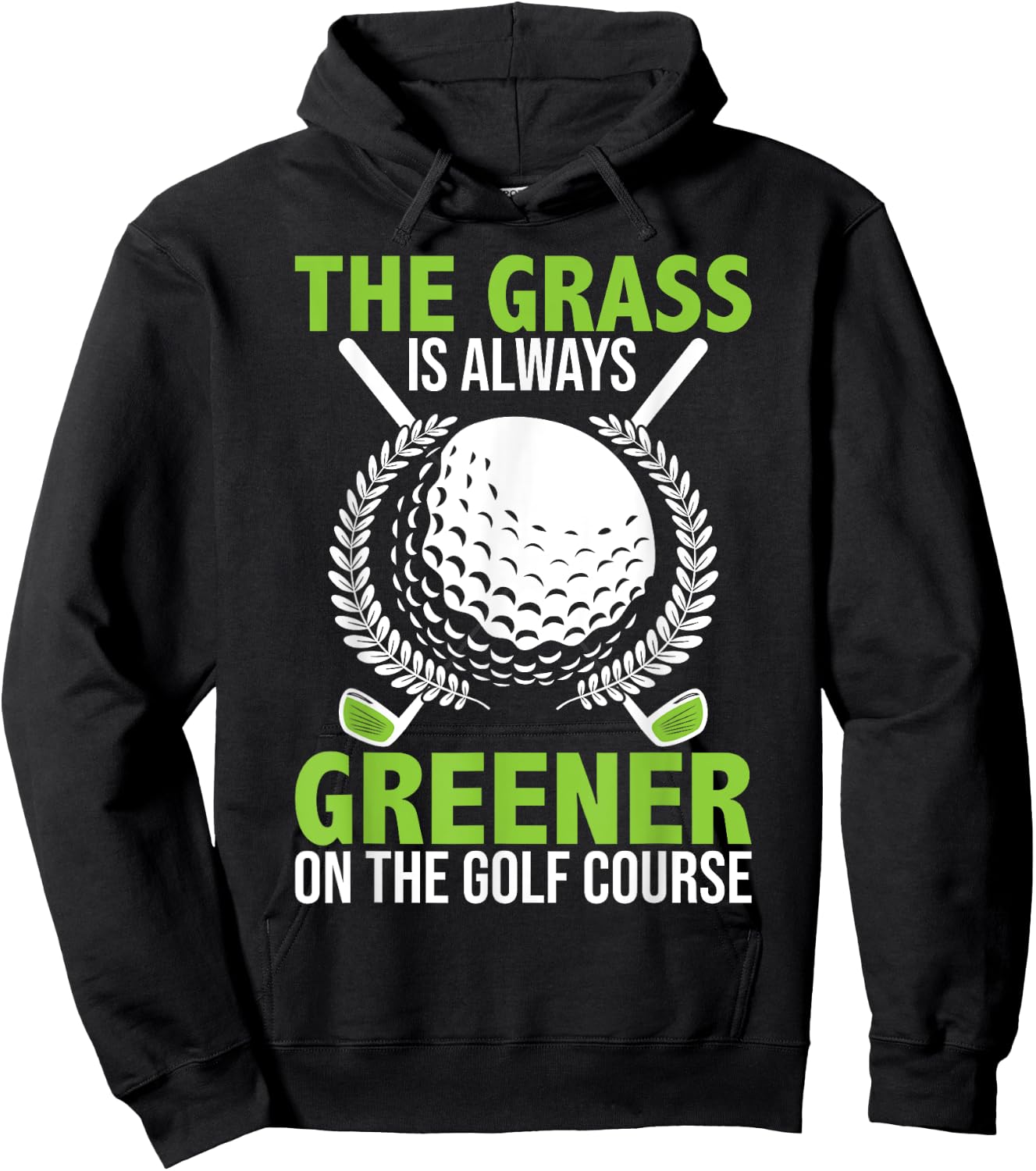 Funny Golf Golfer Hoodie - Hoodie | Black
