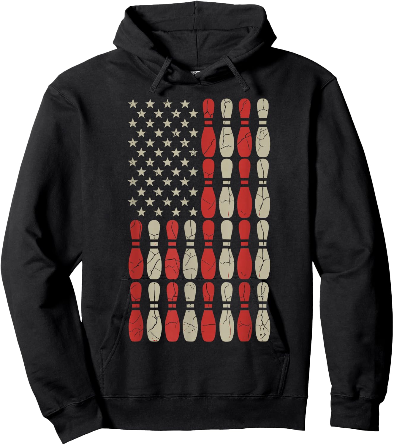 USA Bowling American Bowler Hoodie - Hoodie | Black