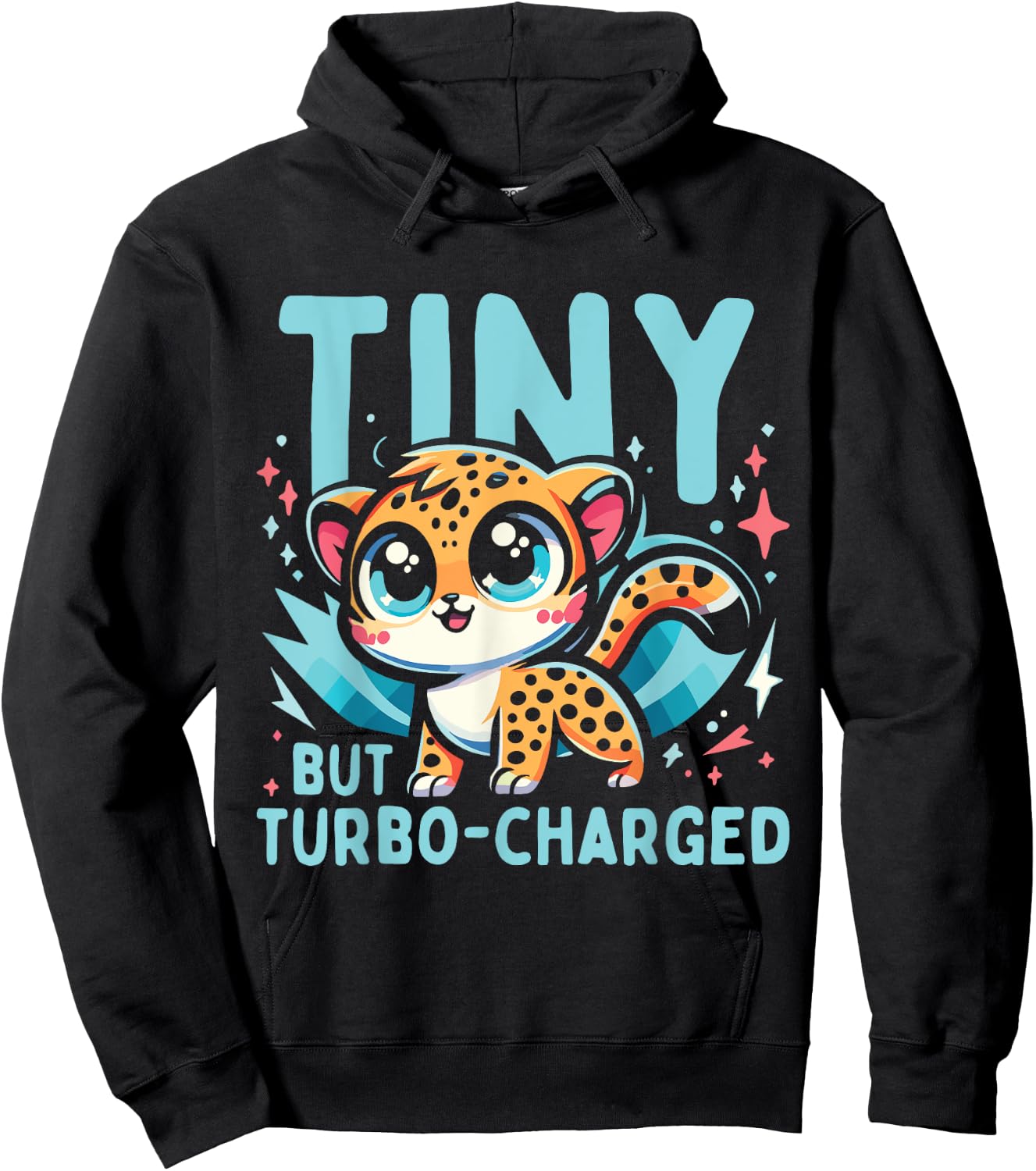Funny Cheetah Kids Hoodie - Hoodie | Black