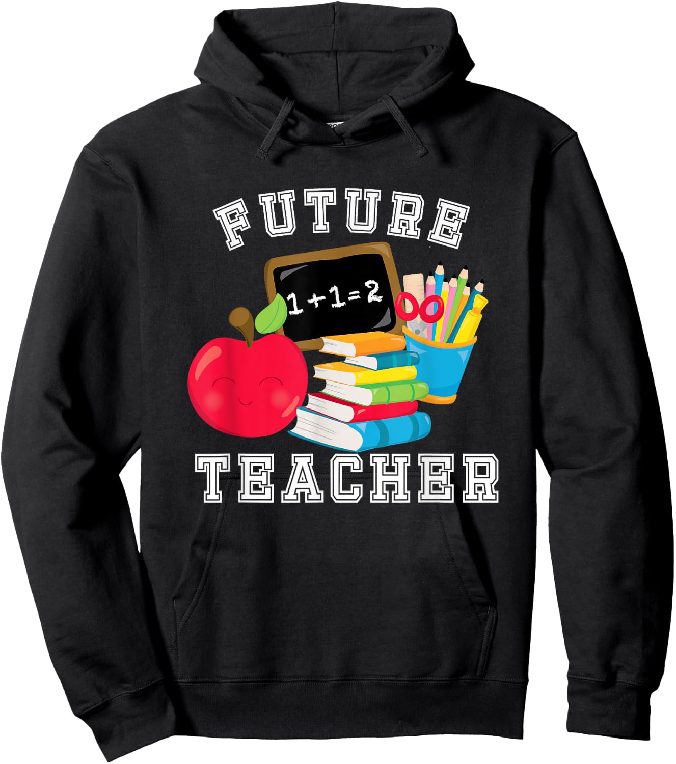 Future Teacher Costume for Adults and Kids Hoodie - Hoodie | Black