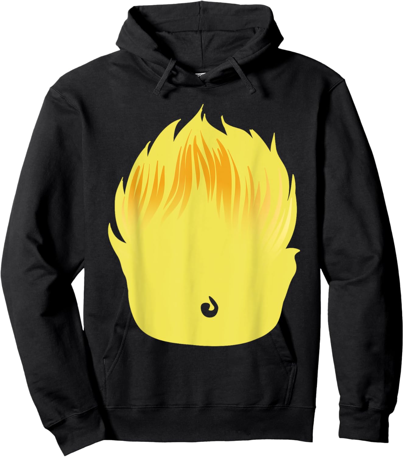 Halloween Fox Lion Monkey Stomach Wild Animal Costume Hoodie - Hoodie | Black