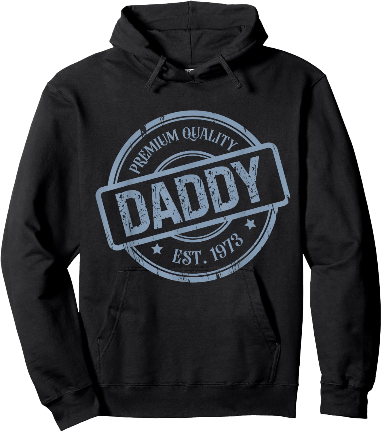 Premium Quality Daddy Est.1973 Father's Day Gift Hoodie - Hoodie | Black