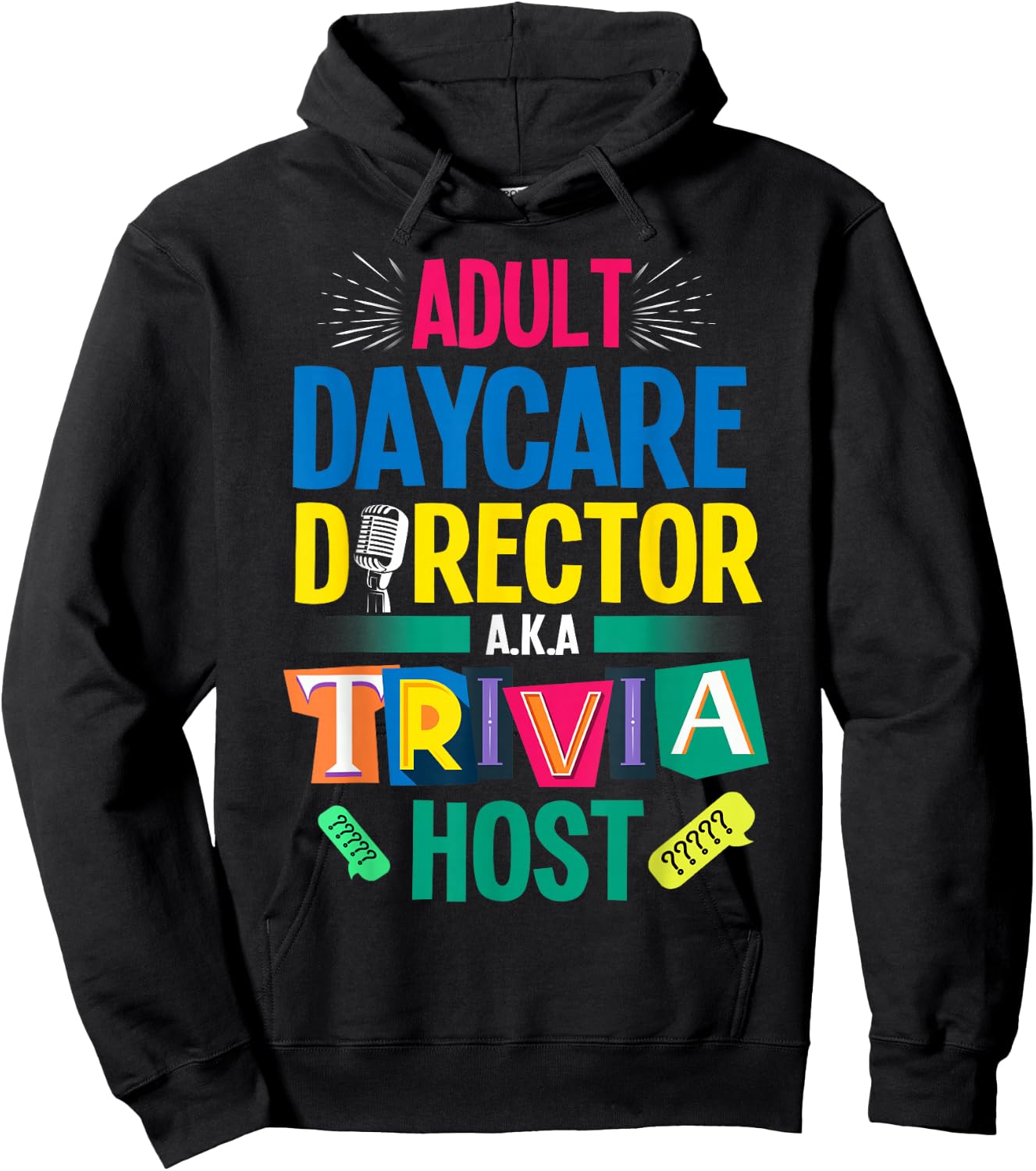 Trivia Night Host Hoodie - Hoodie | Black