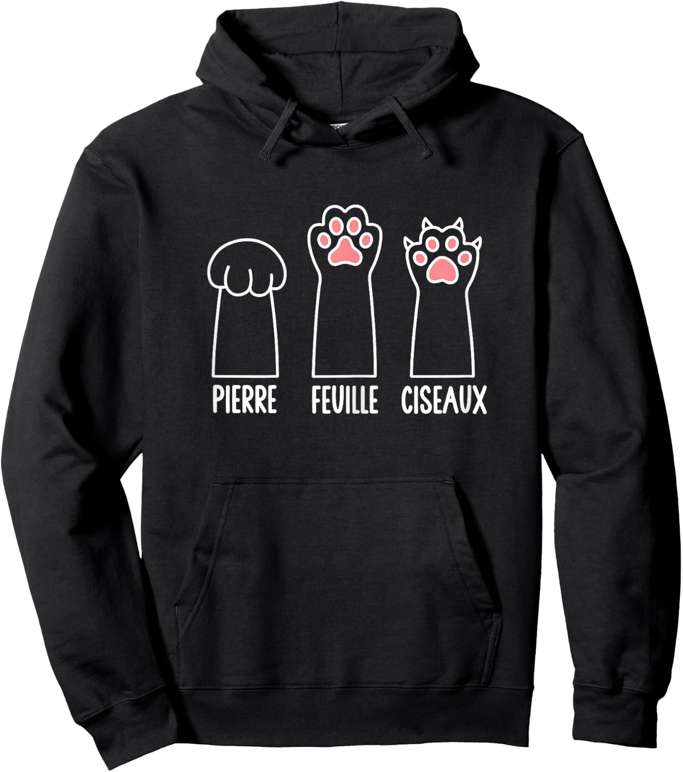 Cat Pate Funny Woman and Girl Cat Funny Kawaii Cute Hoodie - Hoodie | Black