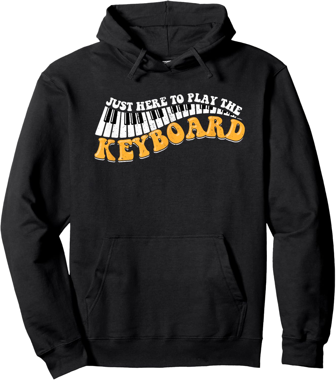 Funny Keyboard Player Musical Instrument Music Keyboardist Hoodie - Hoodie | Black