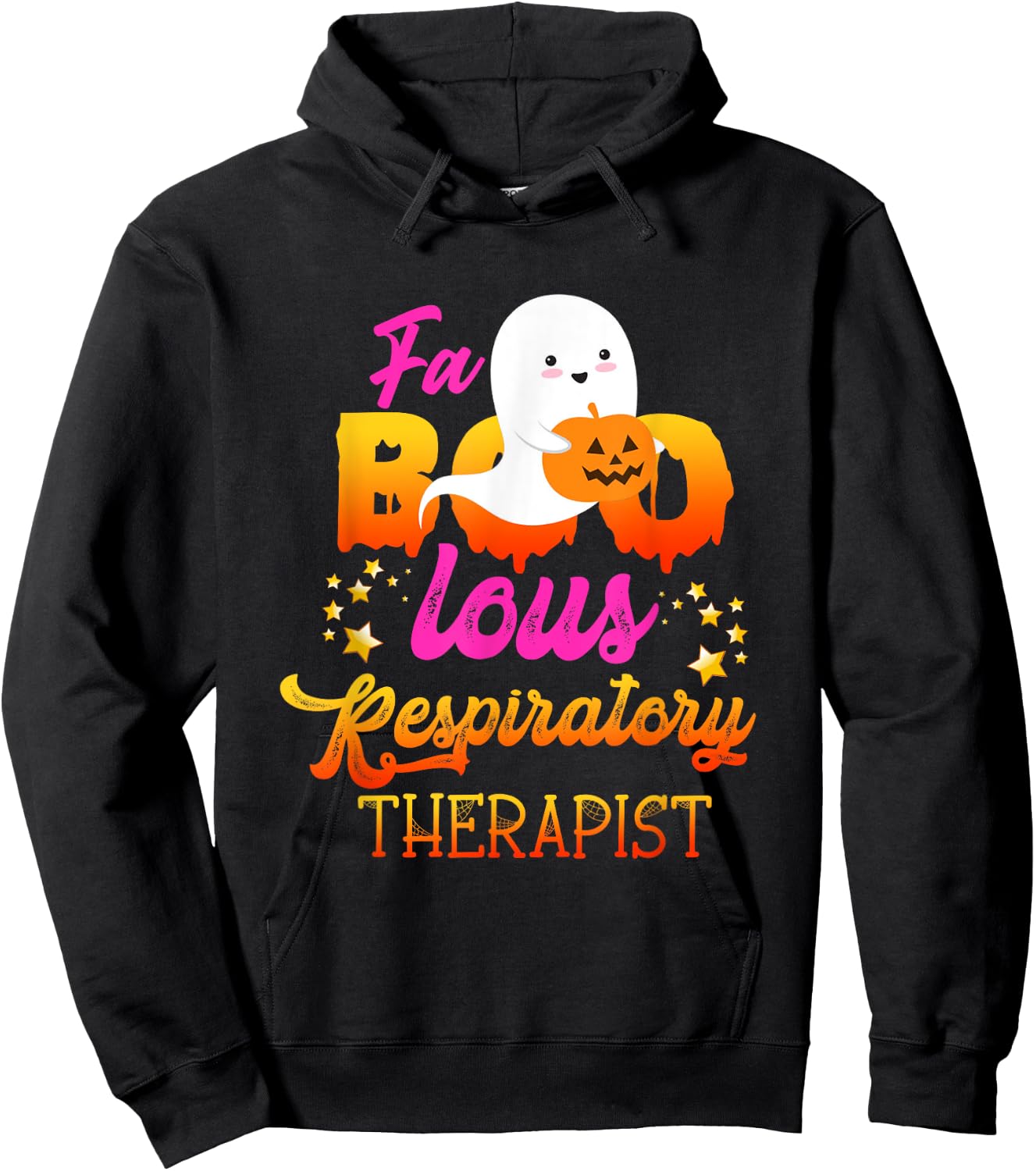 Faboolous Respiratory Therapist Halloween Trick Or Treat Hoodie - Hoodie | Black