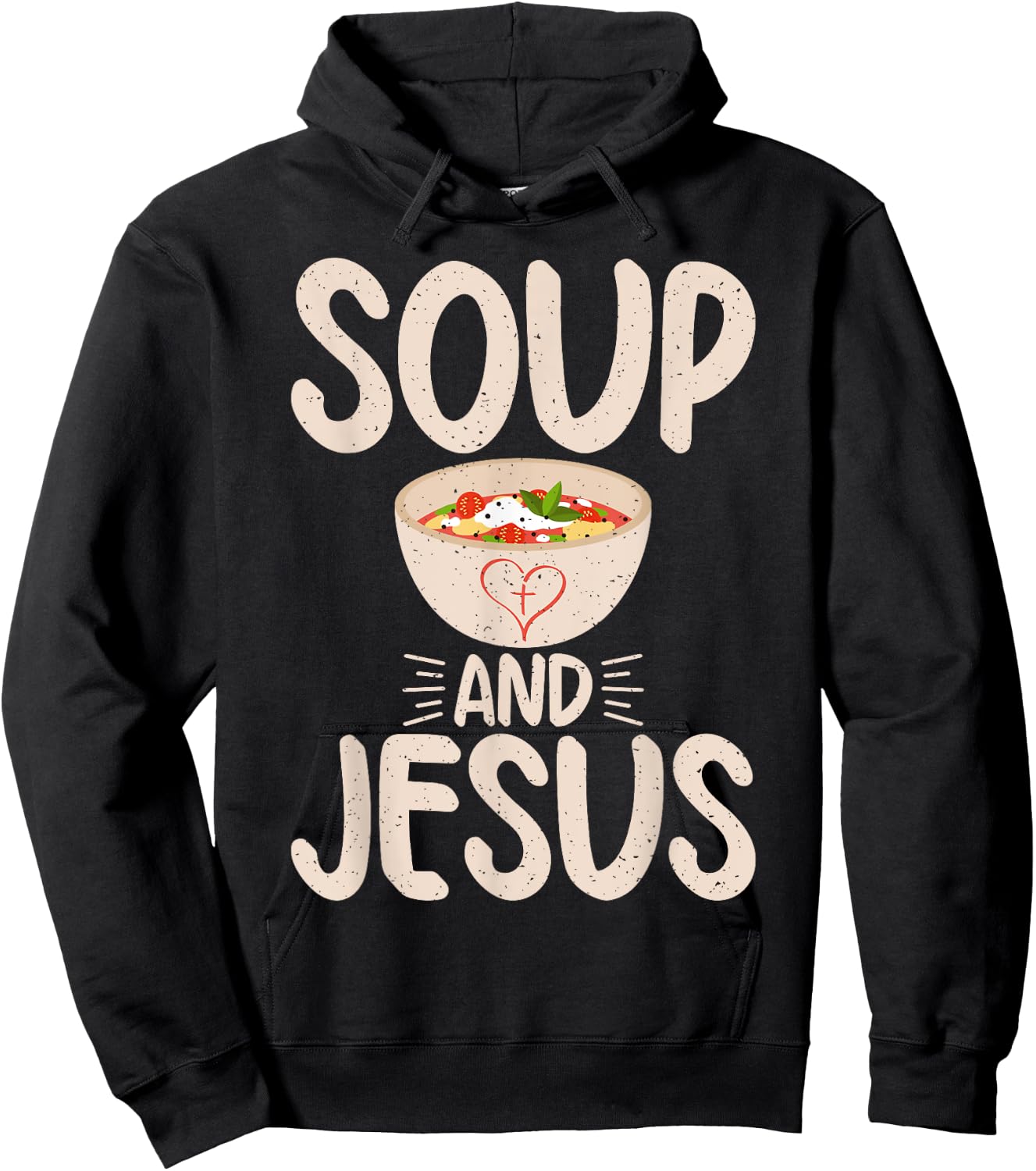 Soup and Jesus Soup Lover Hoodie - Hoodie | Black