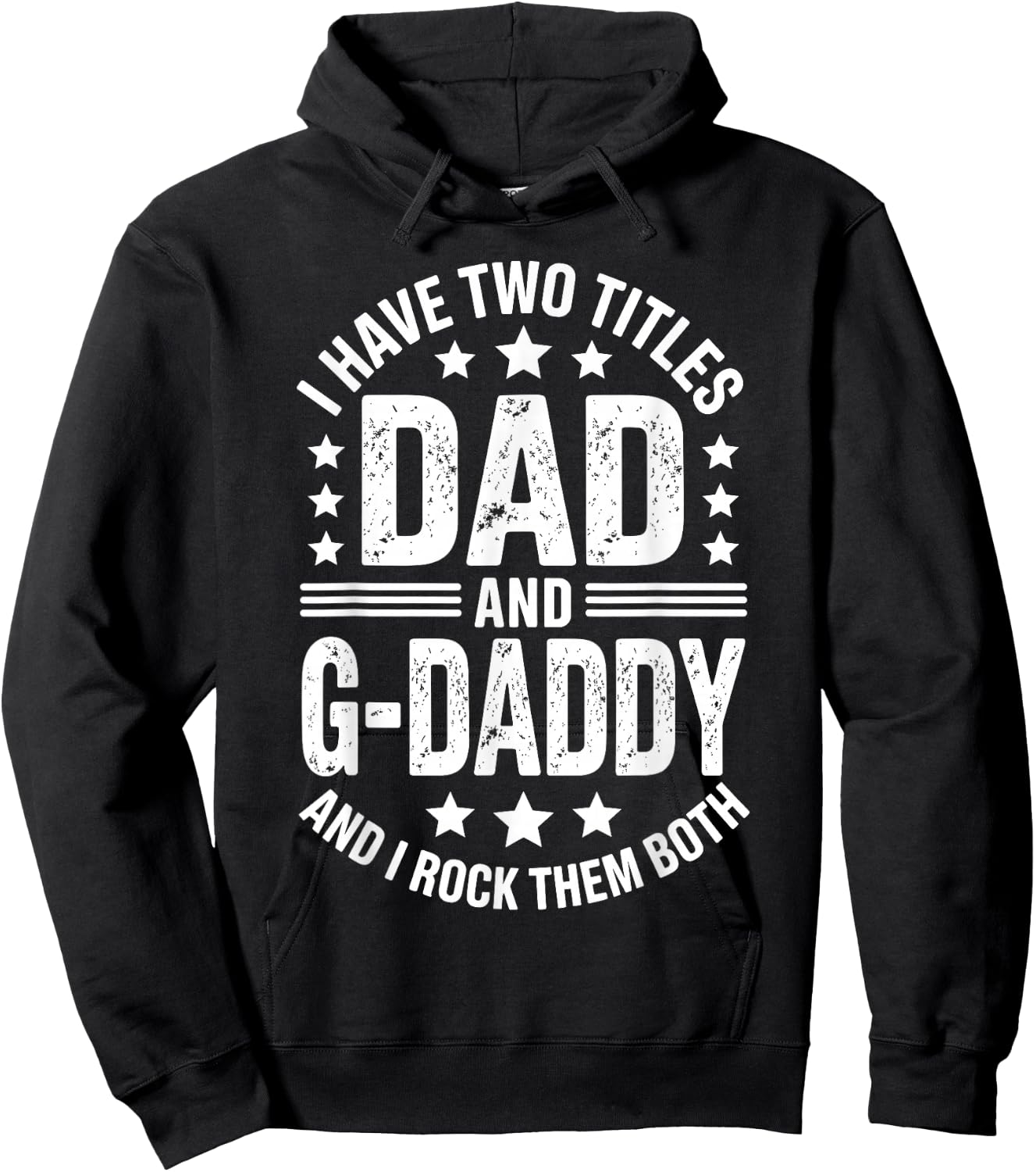 G-Daddy Art for Grandpa Papa Men G Daddy Grandpa G-Daddy Hoodie - Hoodie | Black