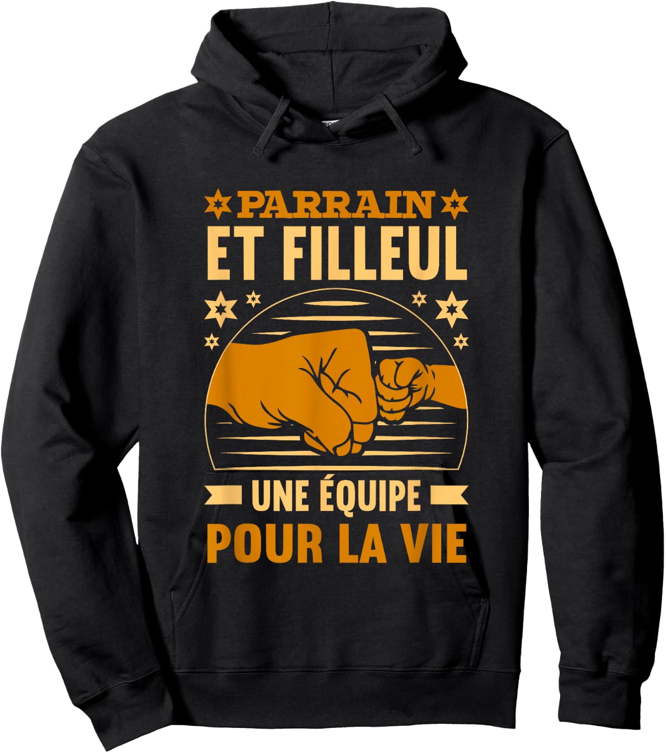 Godfather Filleul Humor , Black, S Hoodie - Hoodie | Black